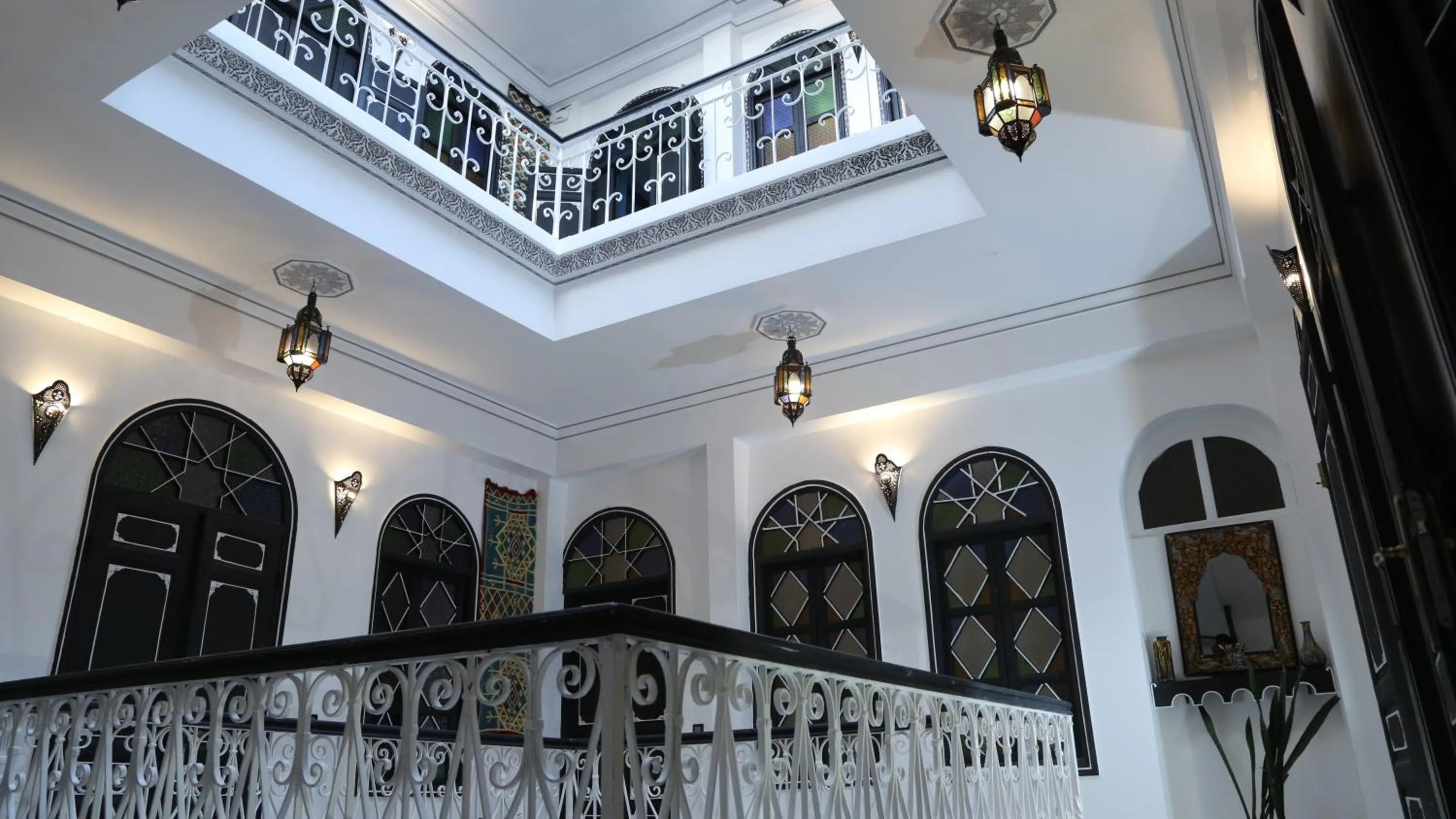 Lobby or reception in Riad Tingis