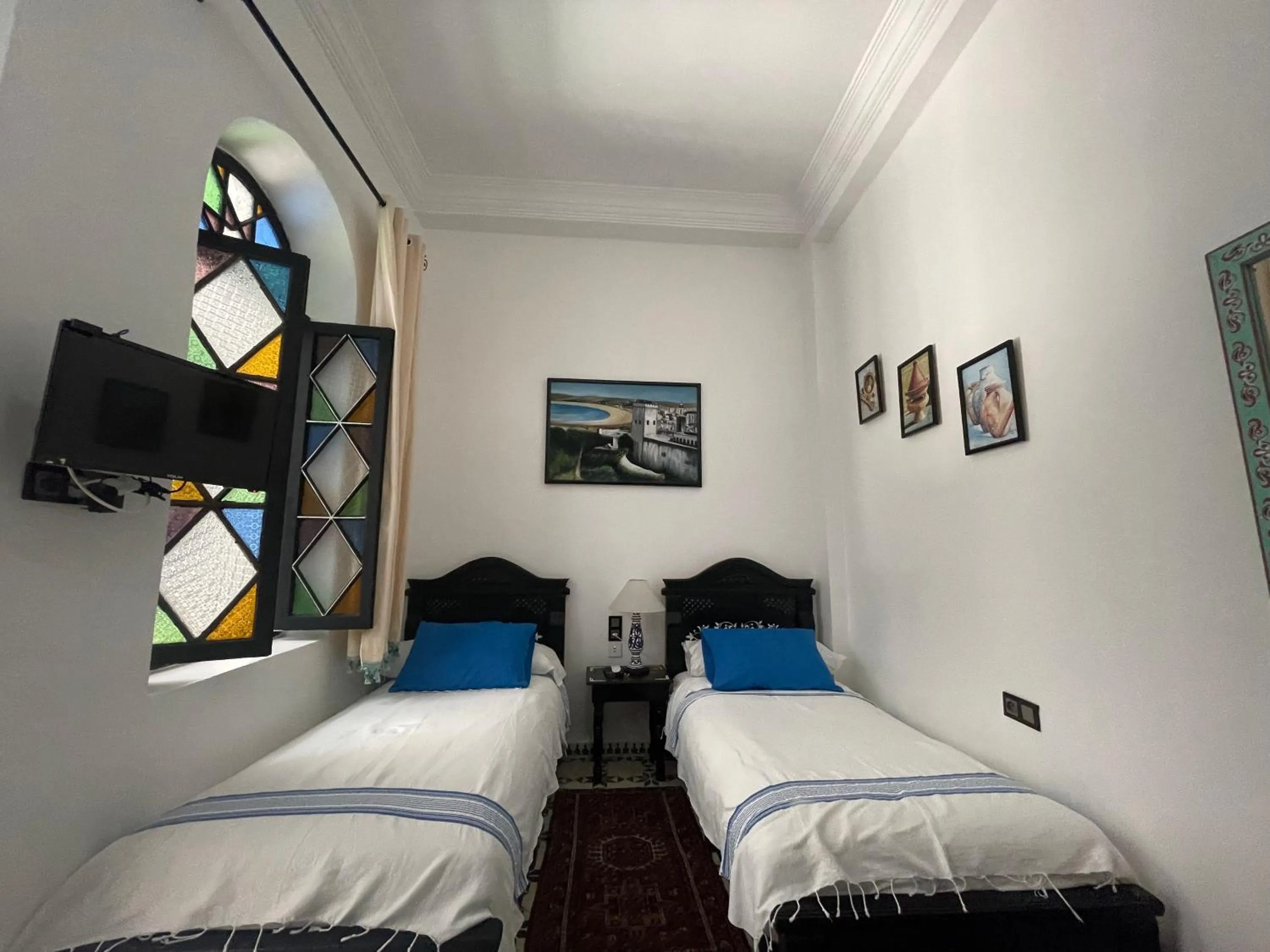 Bed in Riad Tingis