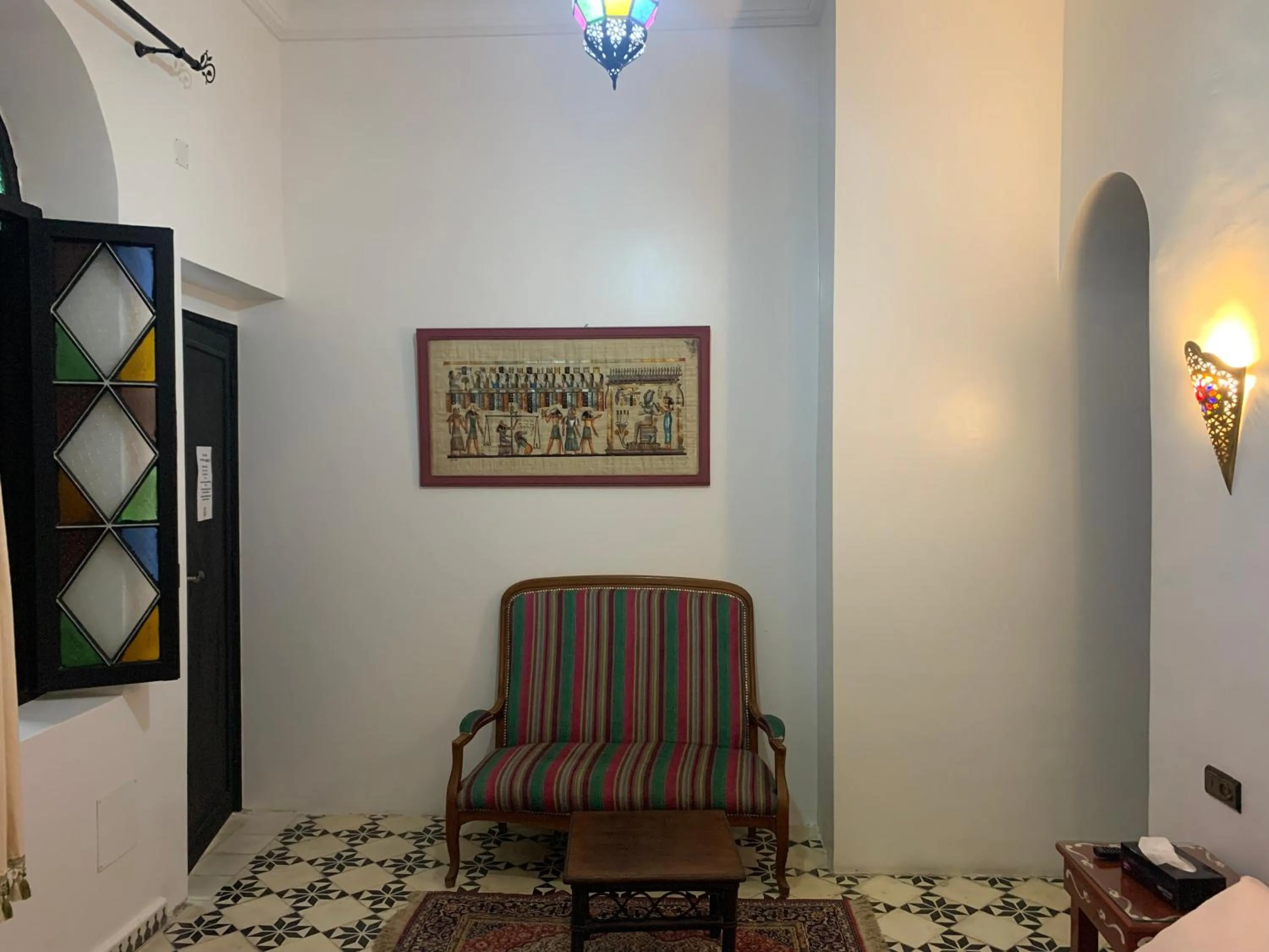 Bedroom in Riad Tingis
