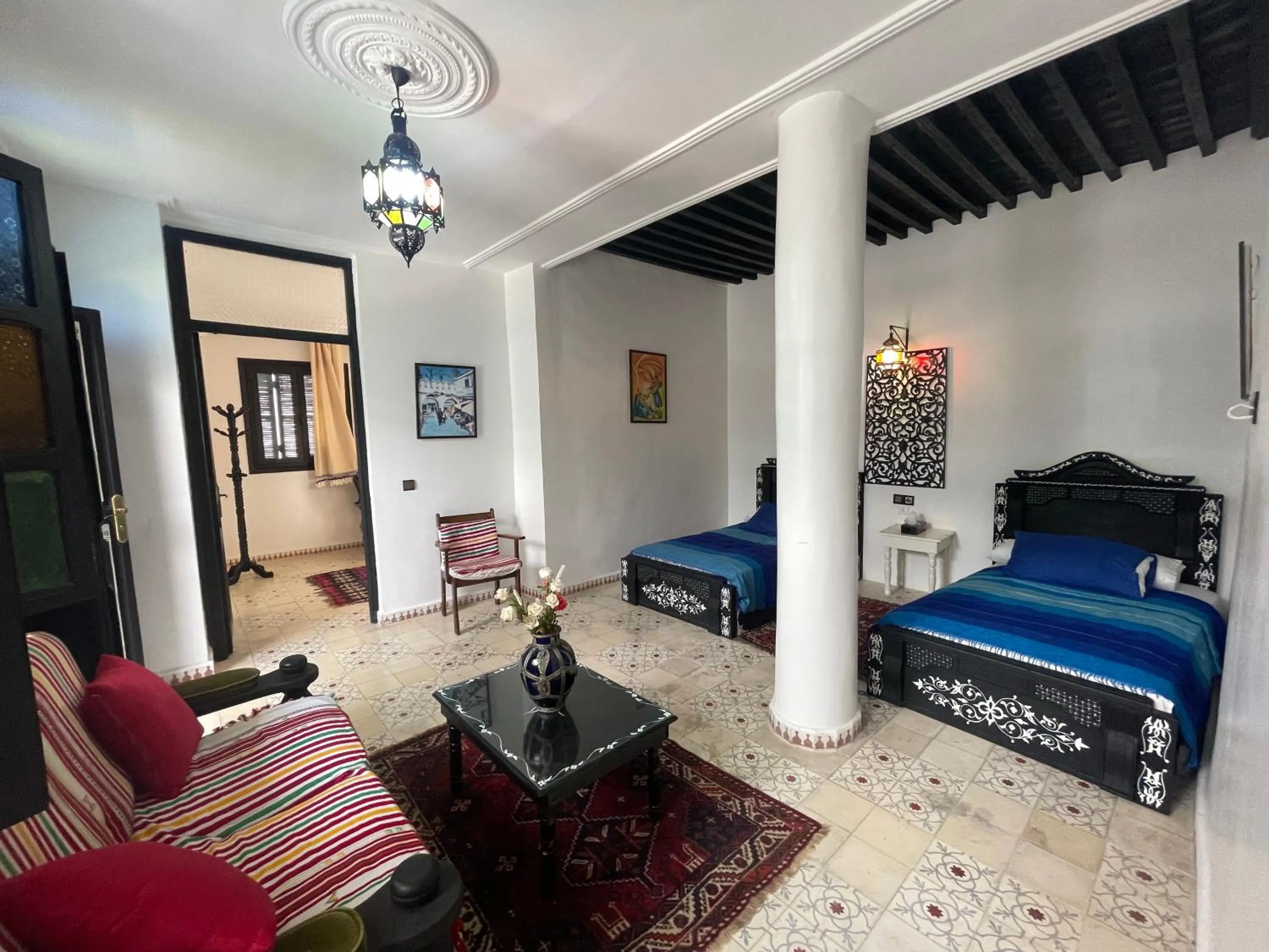 View (from property/room), Bed in Riad Tingis