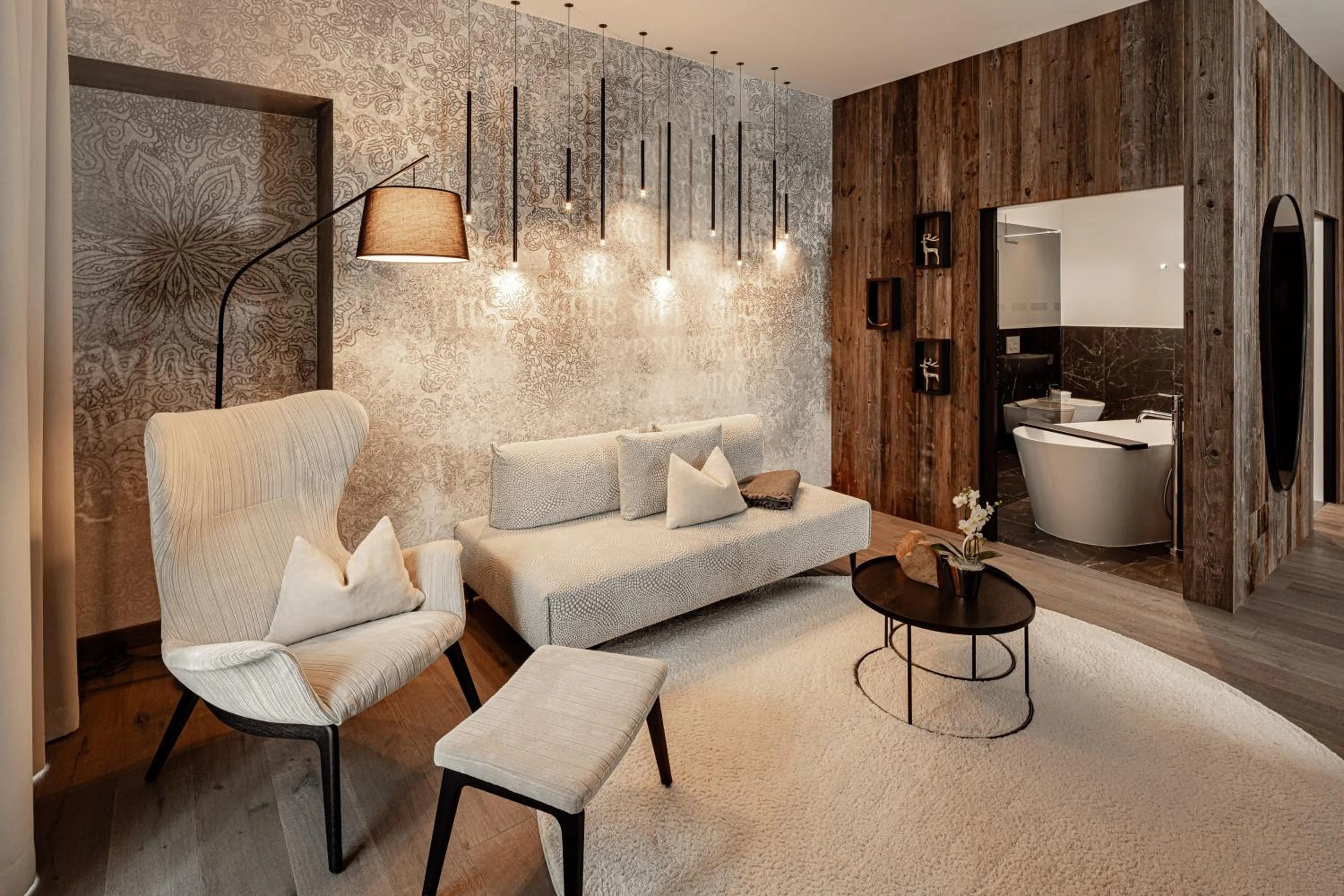 Living room in The Laurin Small & Charming