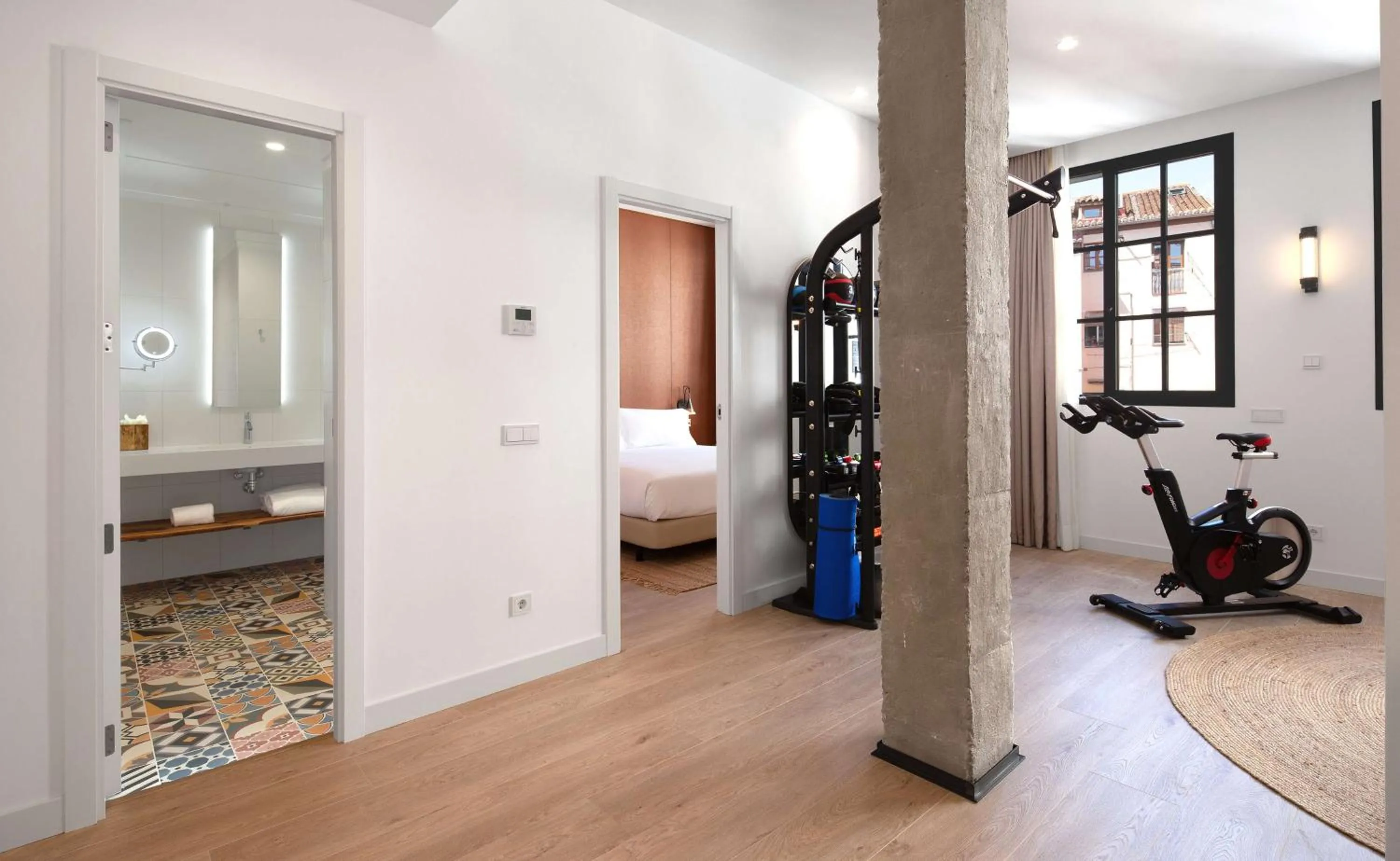 Bedroom in Atocha Hotel Madrid, Tapestry Collection by Hilton