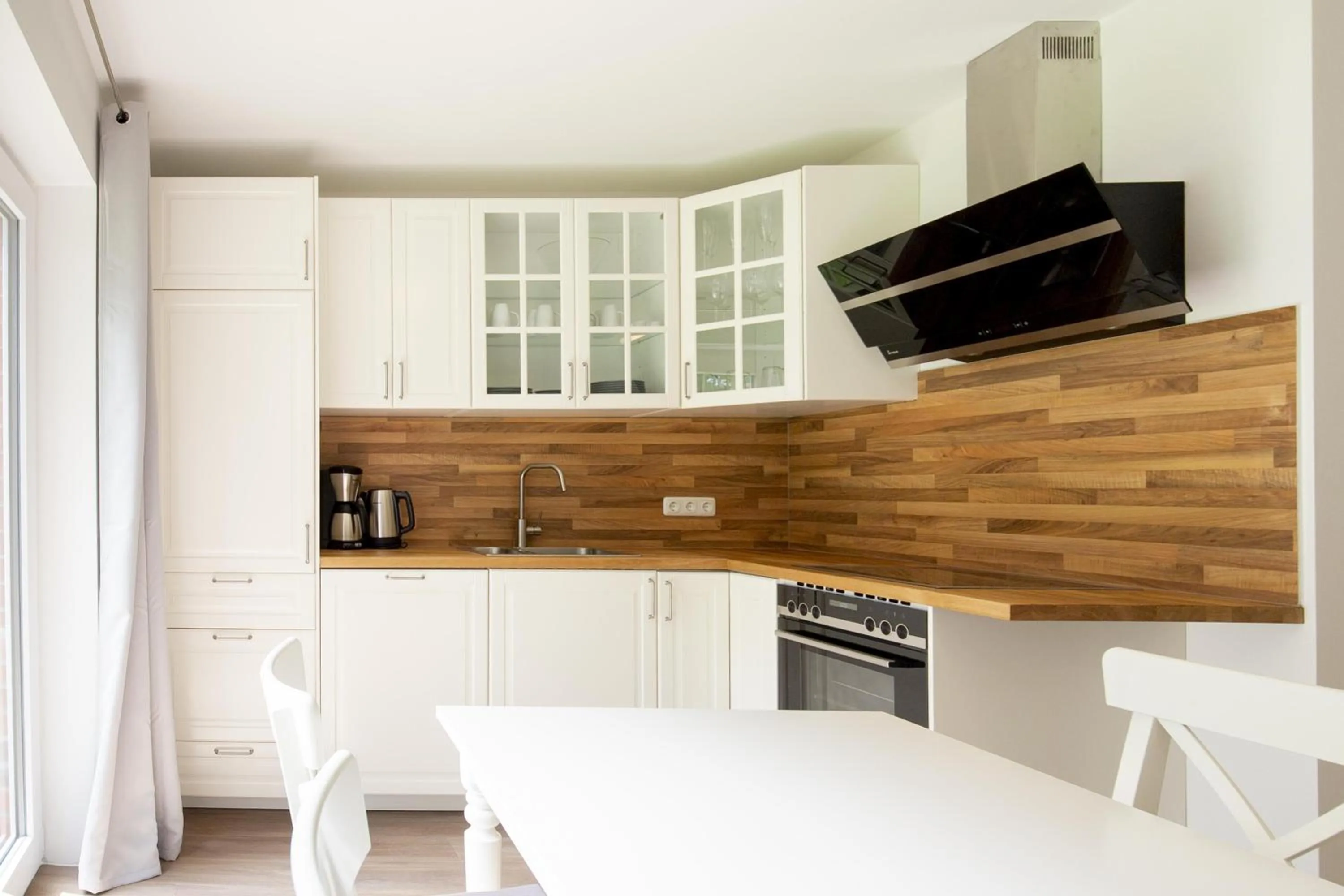 Kitchen or kitchenette in Appartementhaus Schleiblick