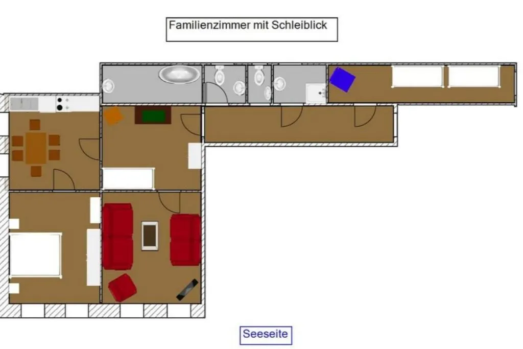 Floor plan in Appartementhaus Schleiblick