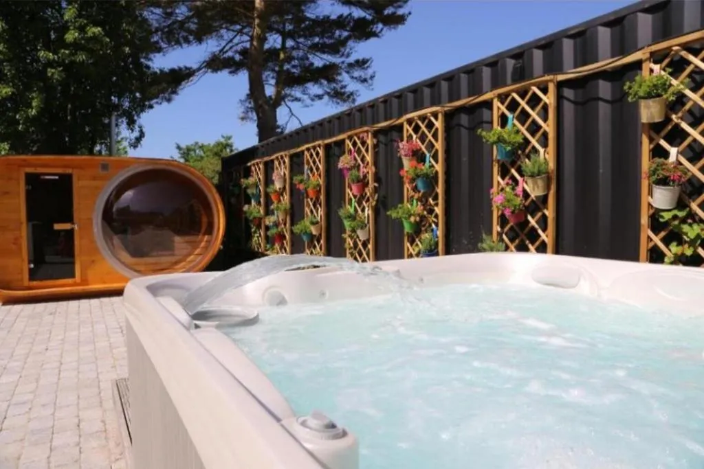 Hot Tub in Appartementhaus Schleiblick