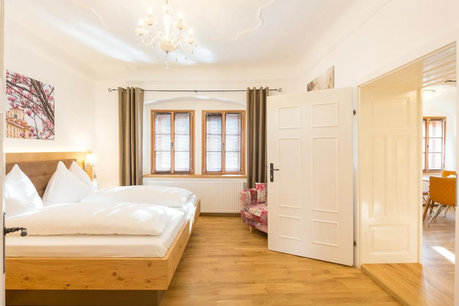 Bedroom, Bed in Altes Backhaus