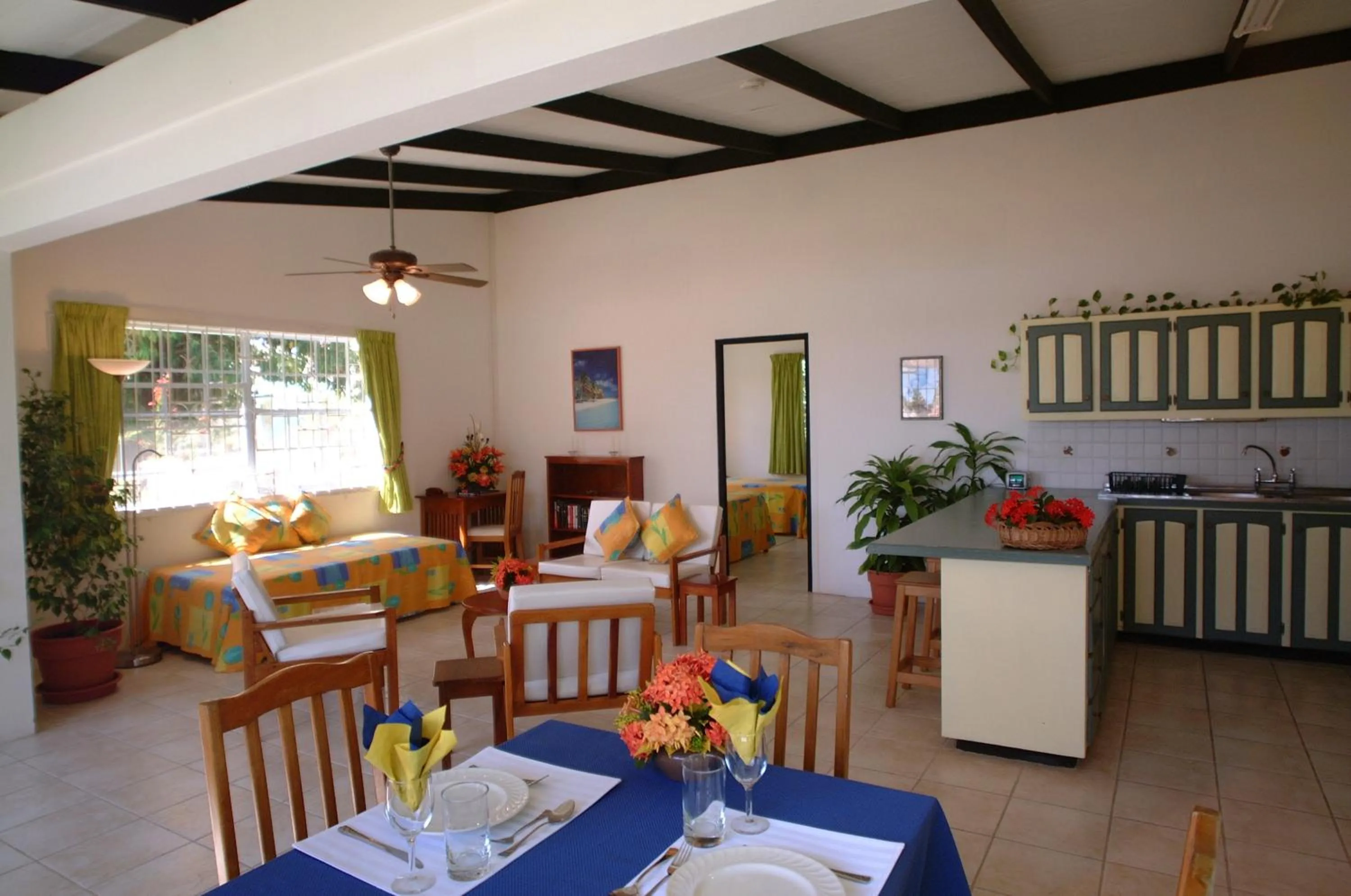 Living room in Lance Aux Epines Cottages