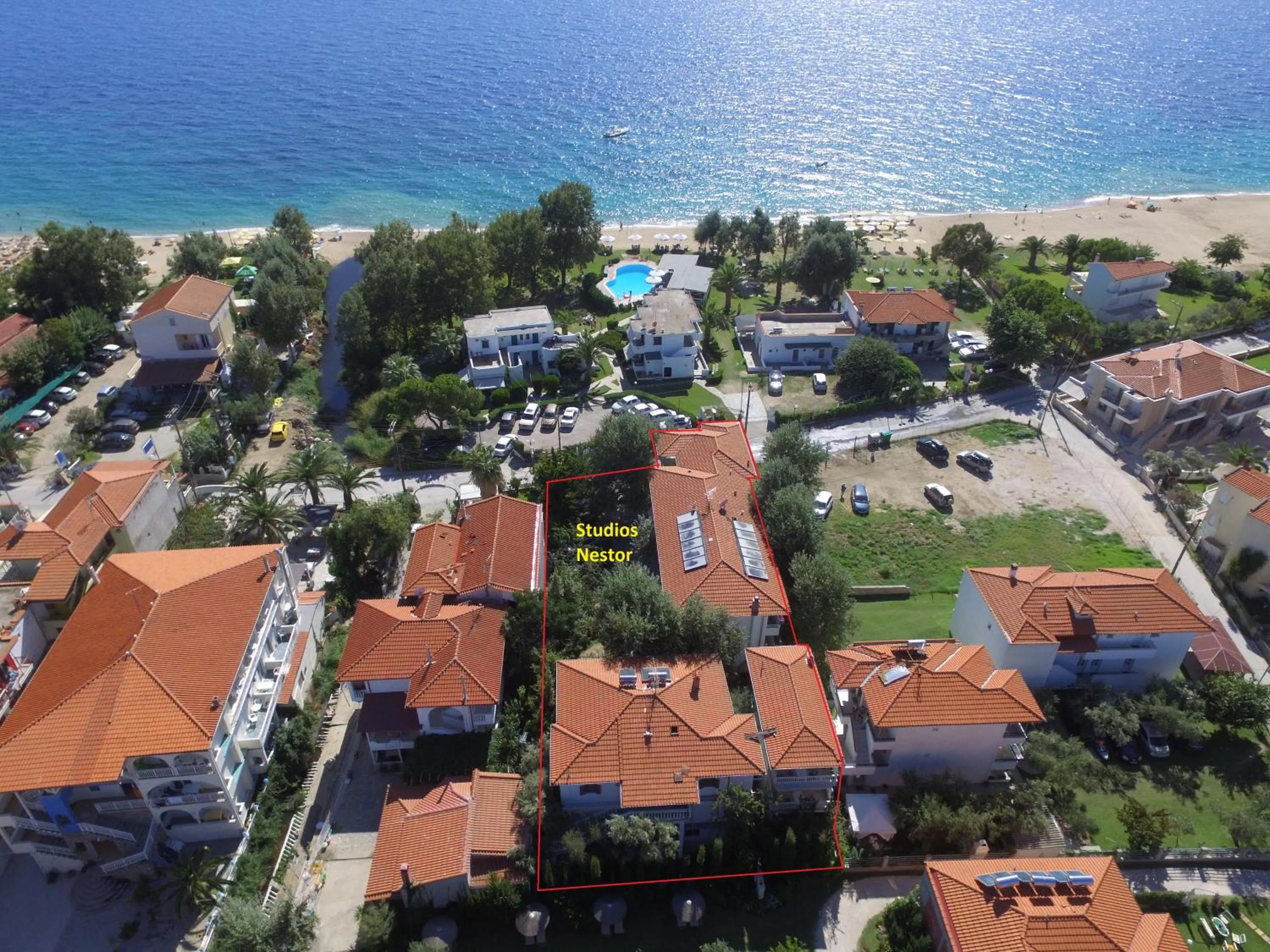 Patio in Hotel Nestor