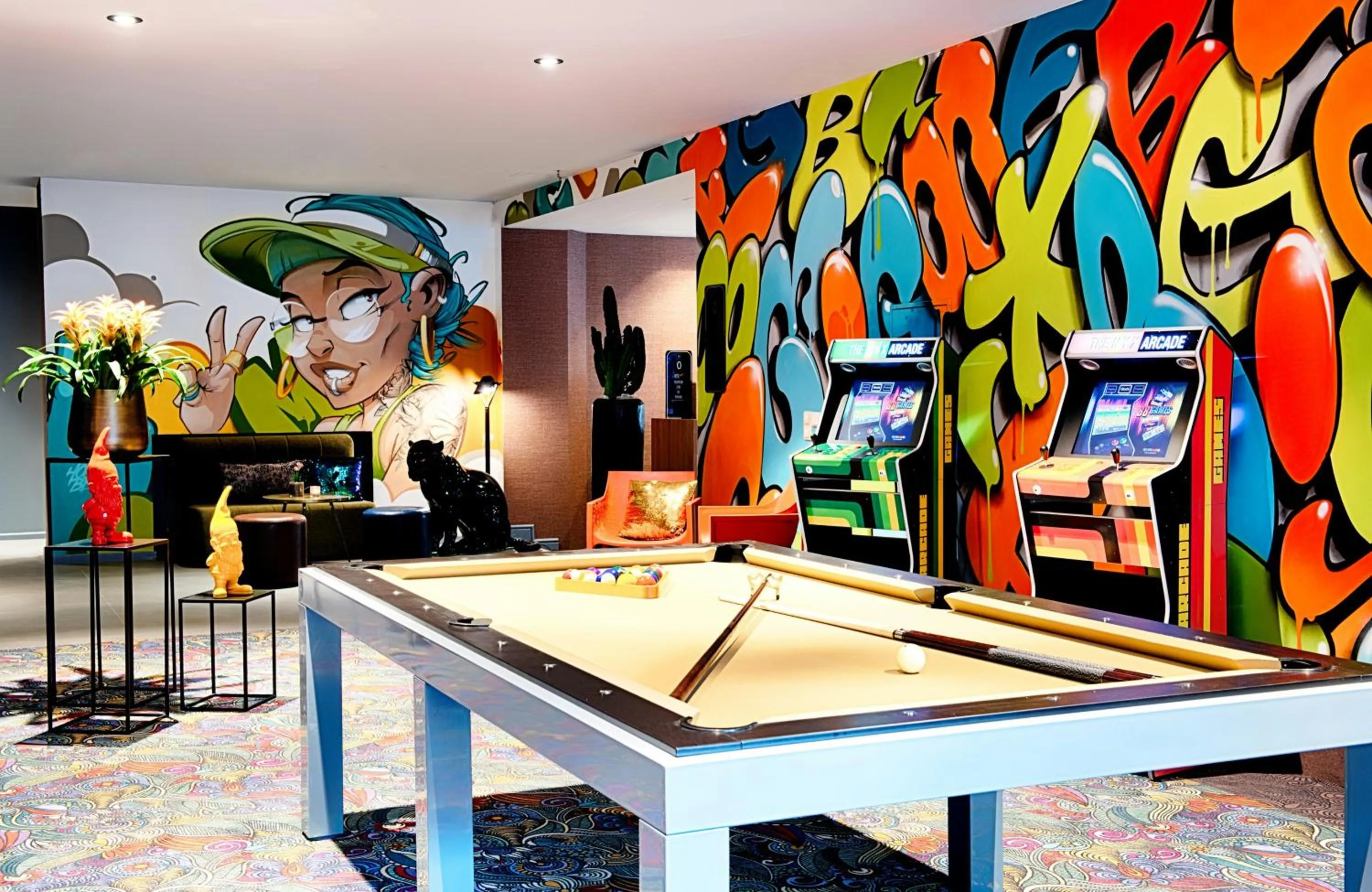 Game Room in NYX Hotel Mannheim by Leonardo Hotels