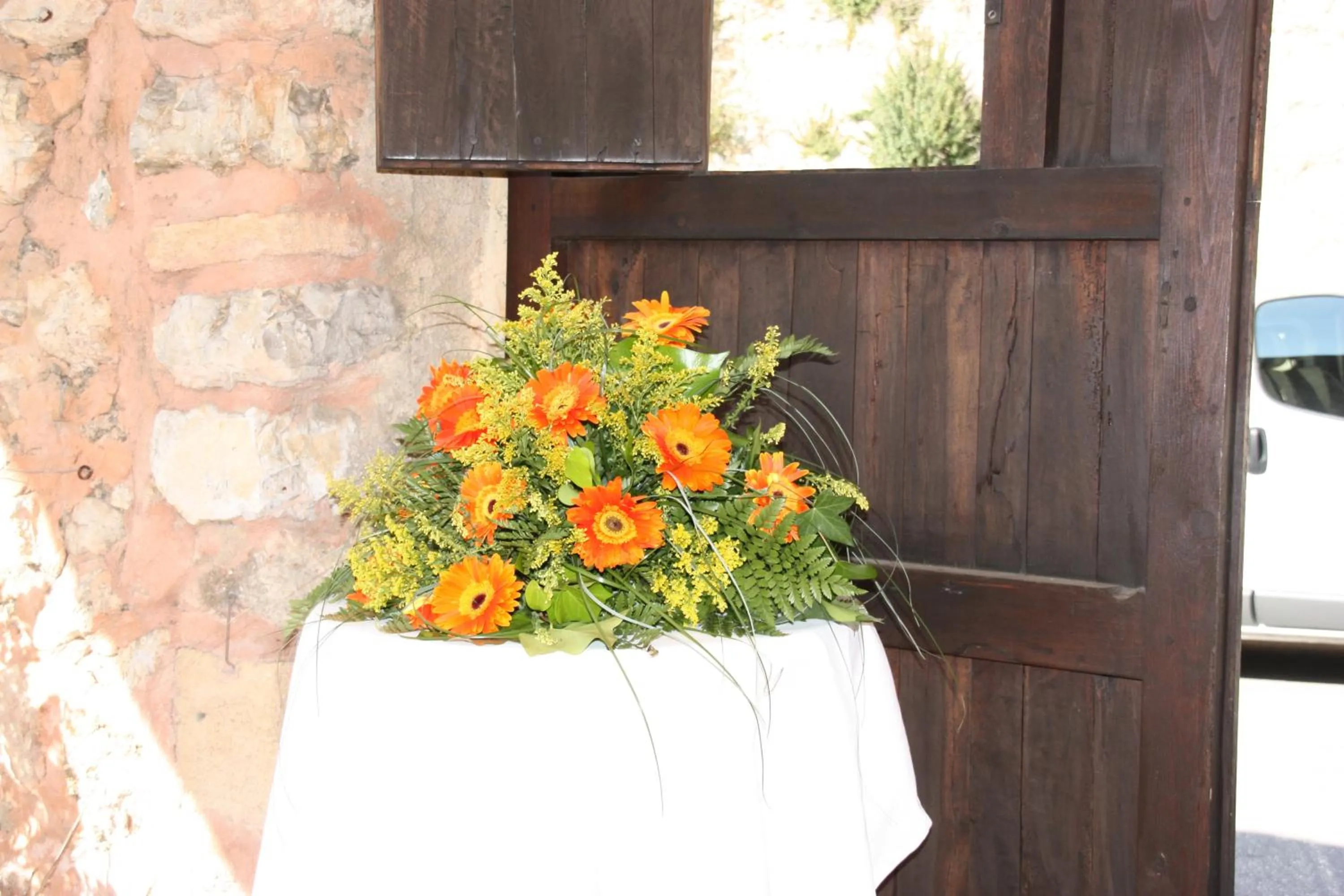 Facade/entrance in Palacio Sant Salvador