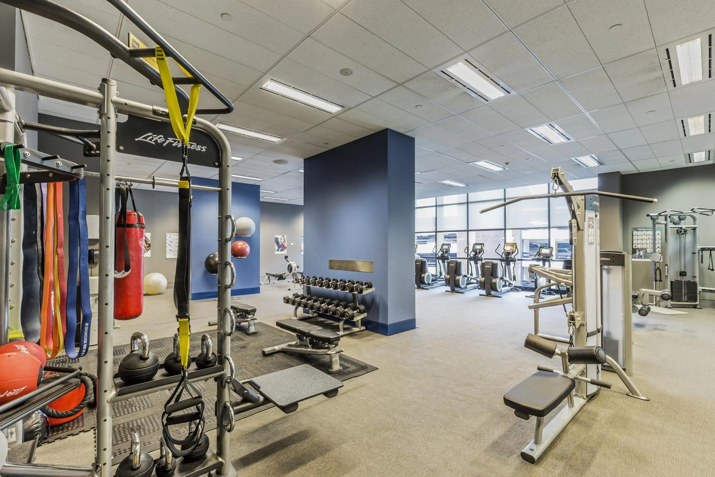 Fitness centre/facilities in Fraser Suites Sydney