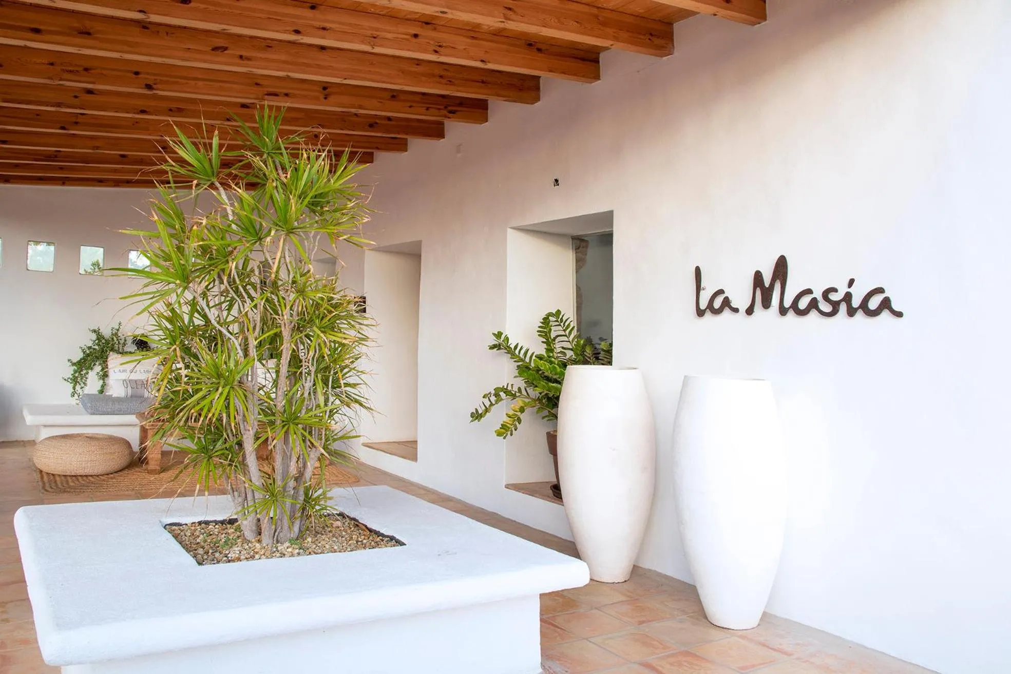 Lobby or reception in La Masía de Formentera