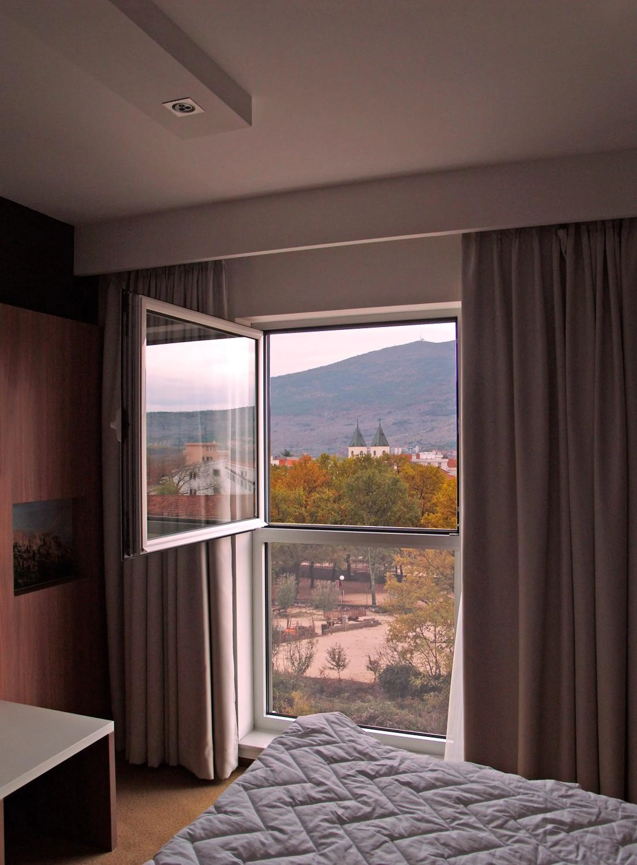 Inner courtyard view, Bed in Hotel Herceg
