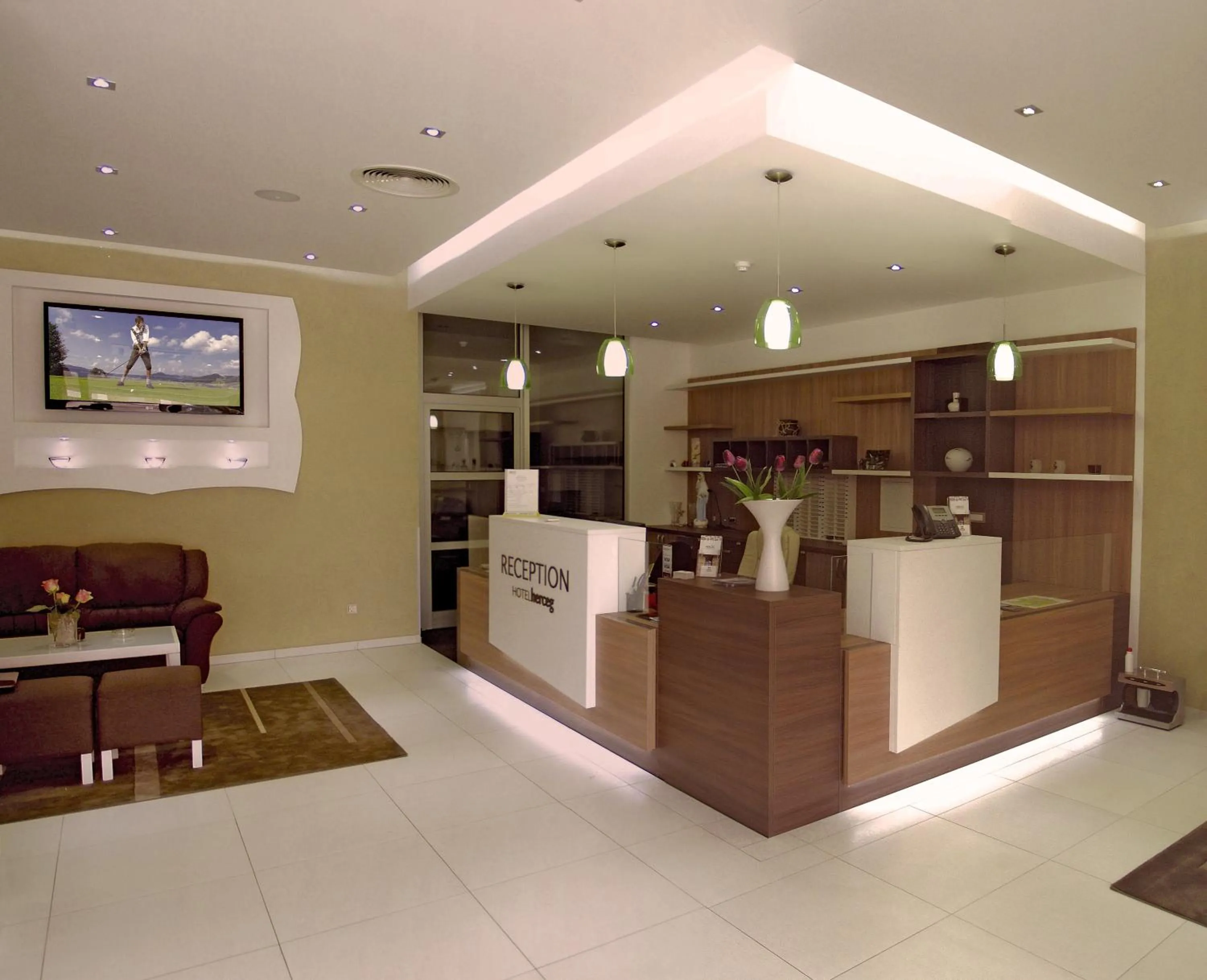 Lobby or reception in Hotel Herceg