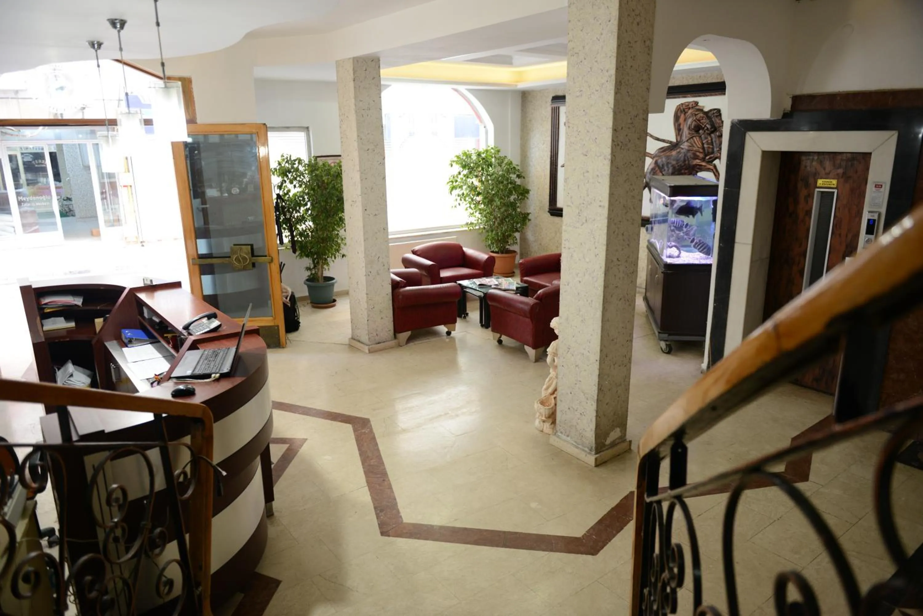 Lobby or reception in Hotel Soydan