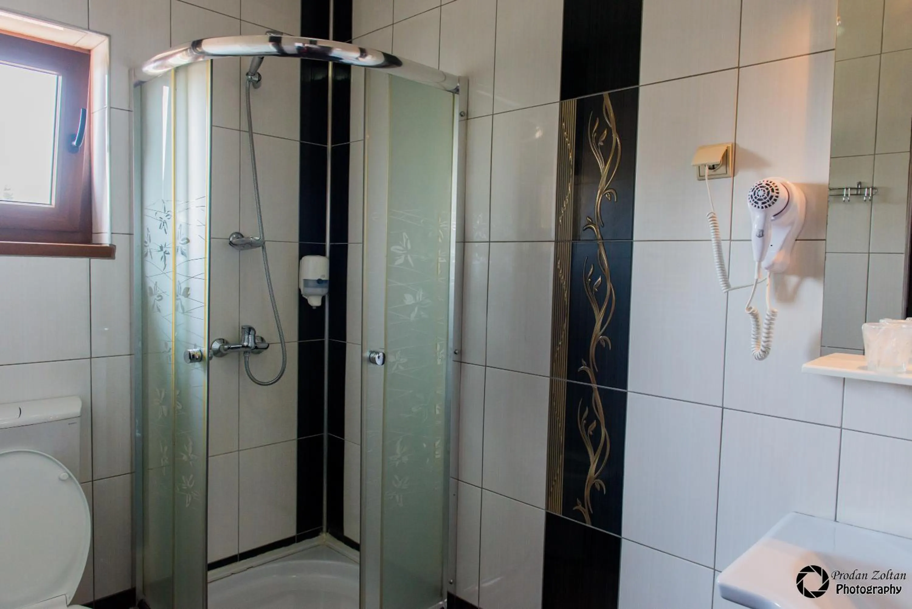 Bathroom in Pensiunea Schwartz