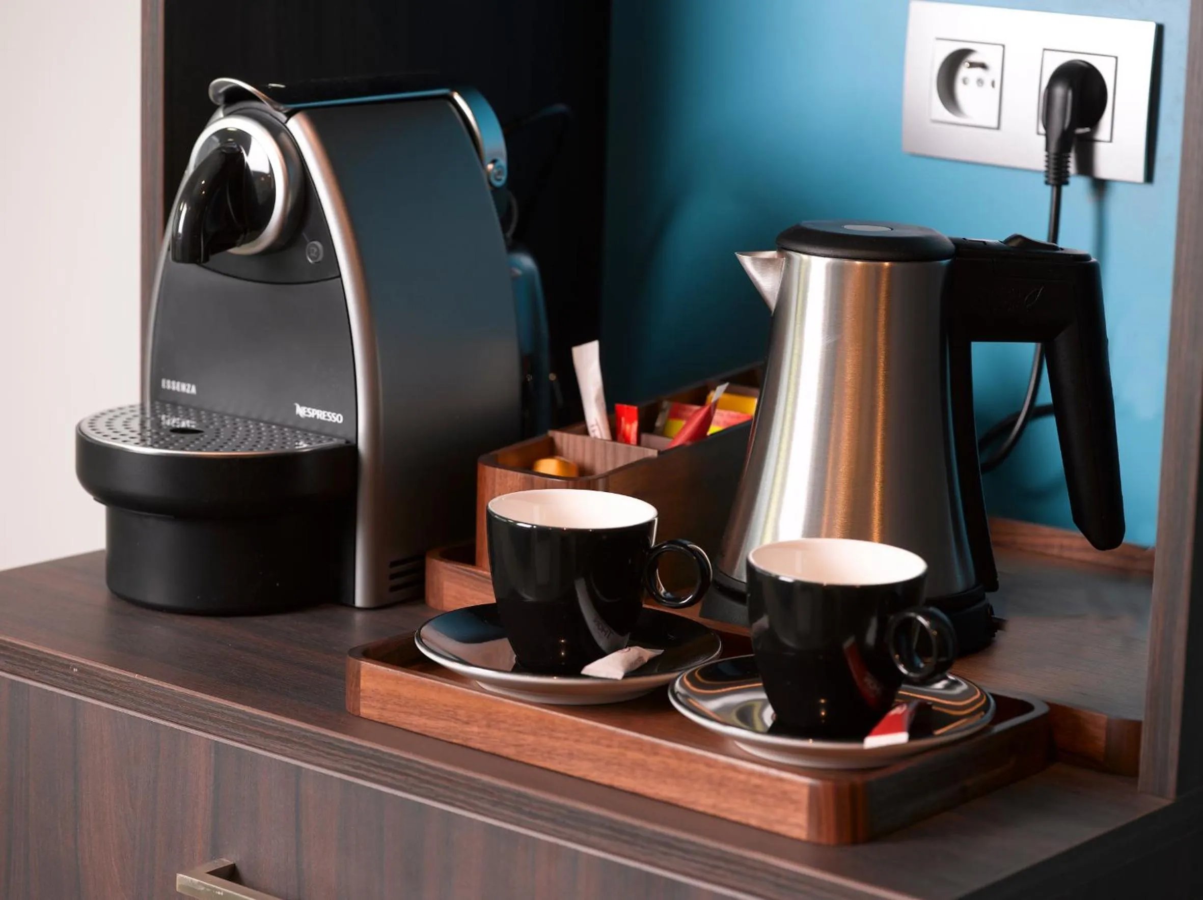 Coffee/tea facilities in Thon Hotel EU