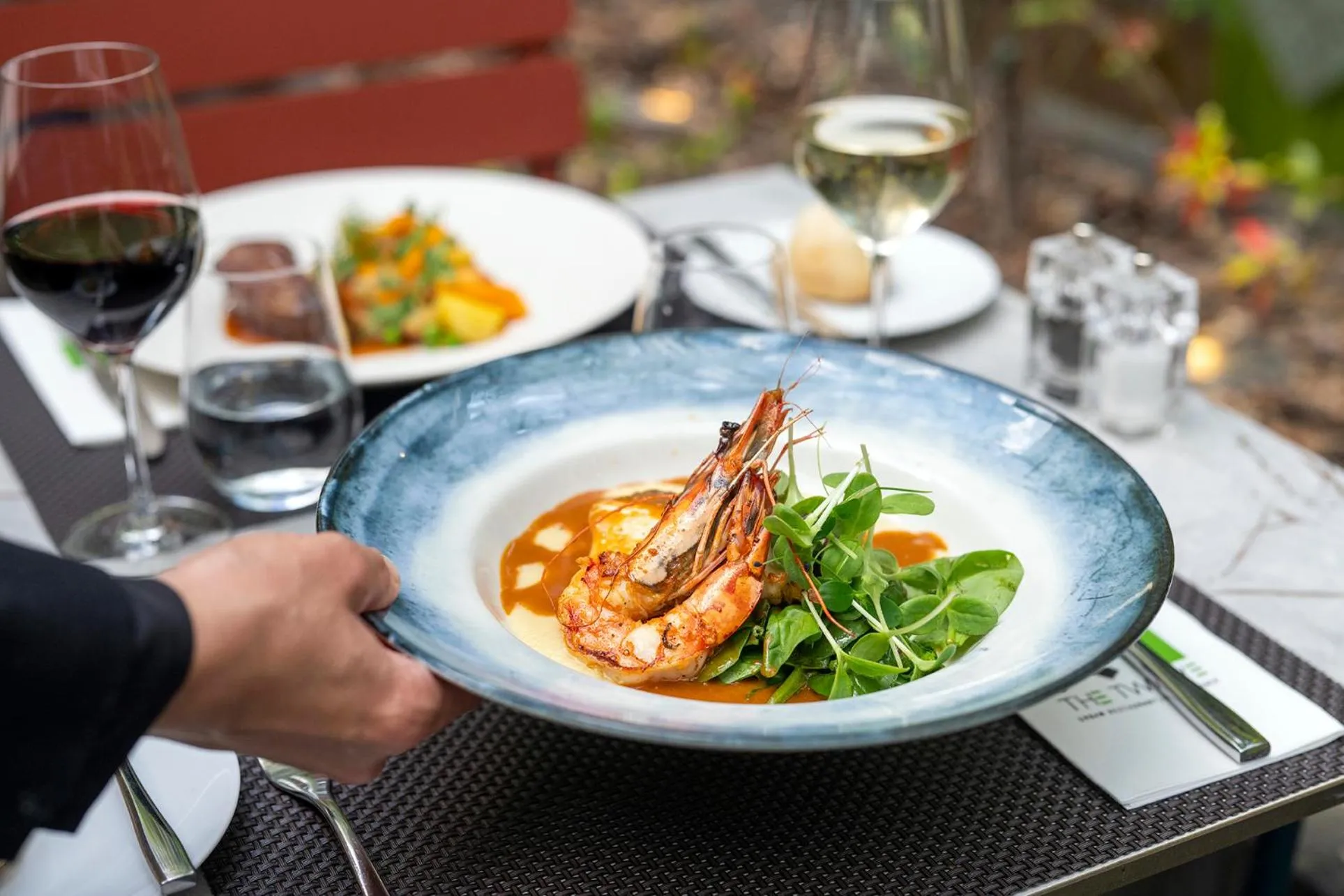 Patio in Thon Hotel EU