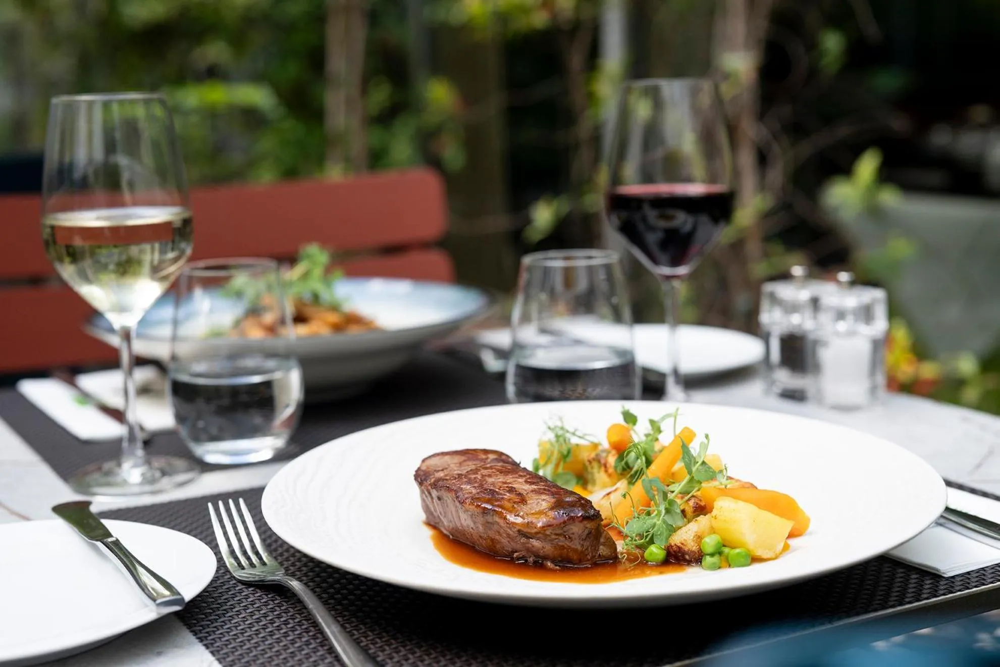 Patio in Thon Hotel EU