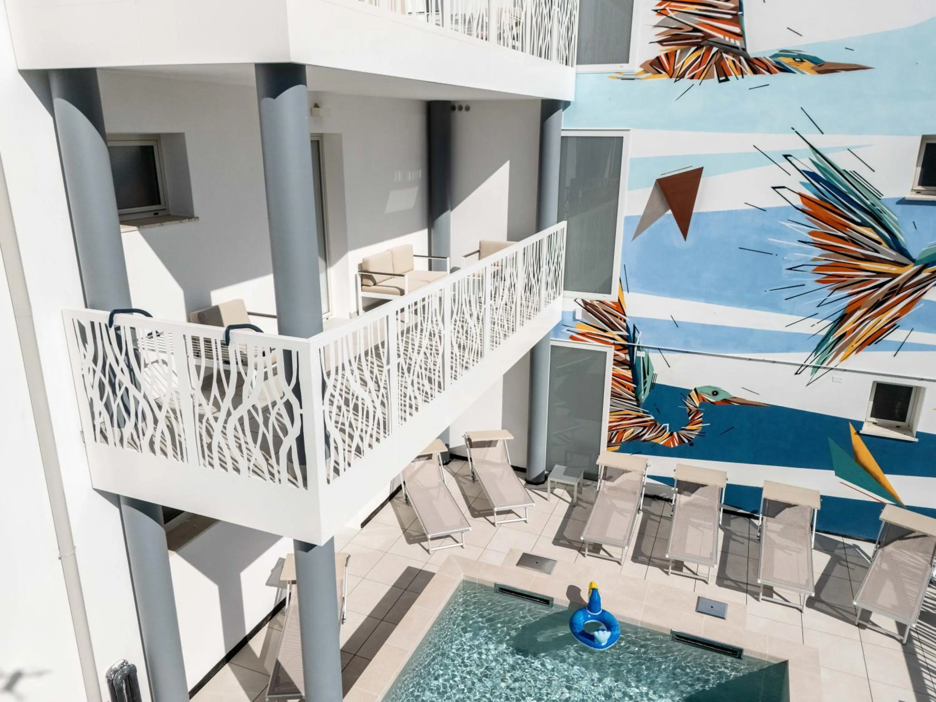 Balcony/Terrace in Hotel Marzia Holiday Queen