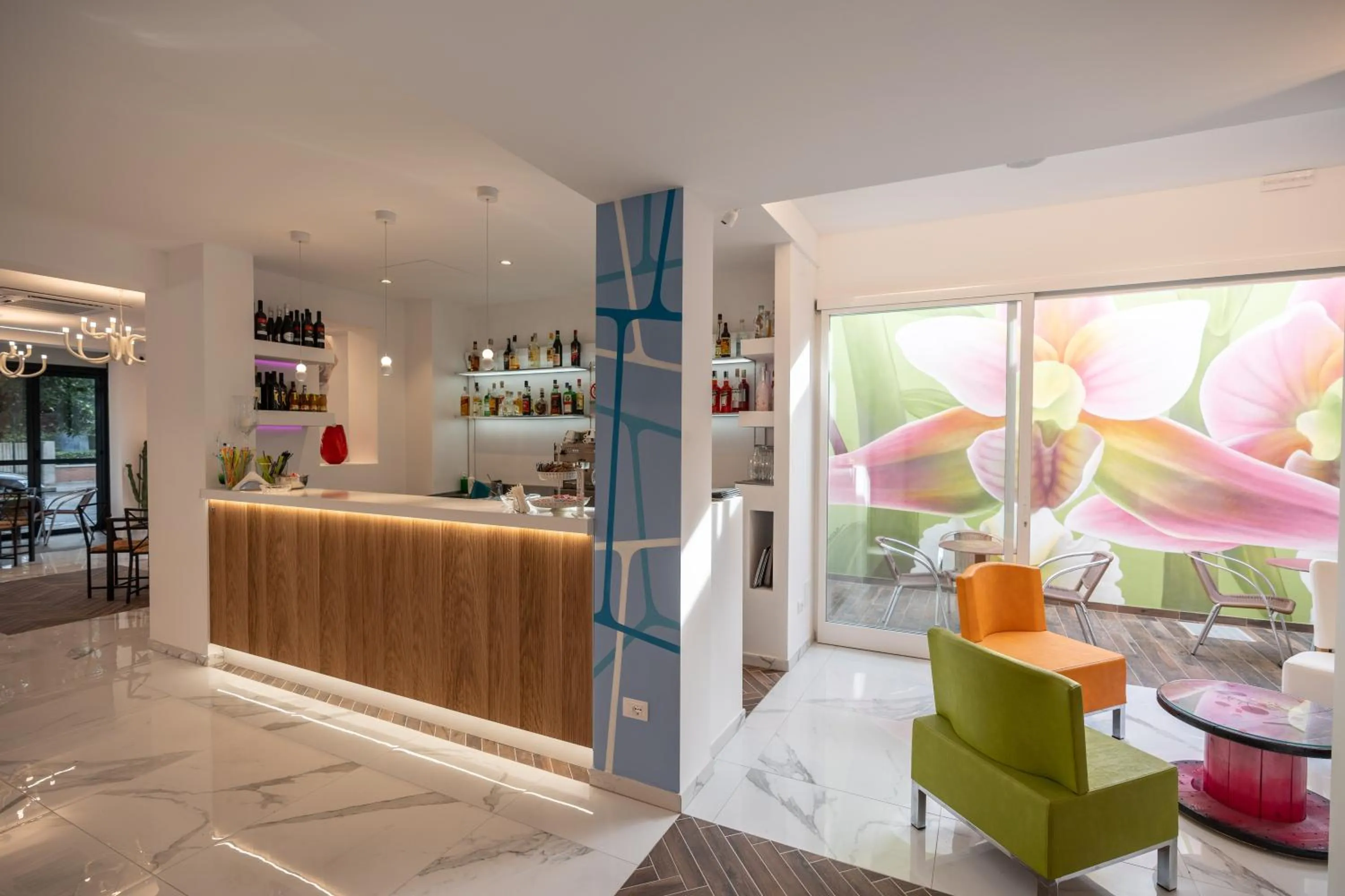 Living room in Hotel Marzia Holiday Queen