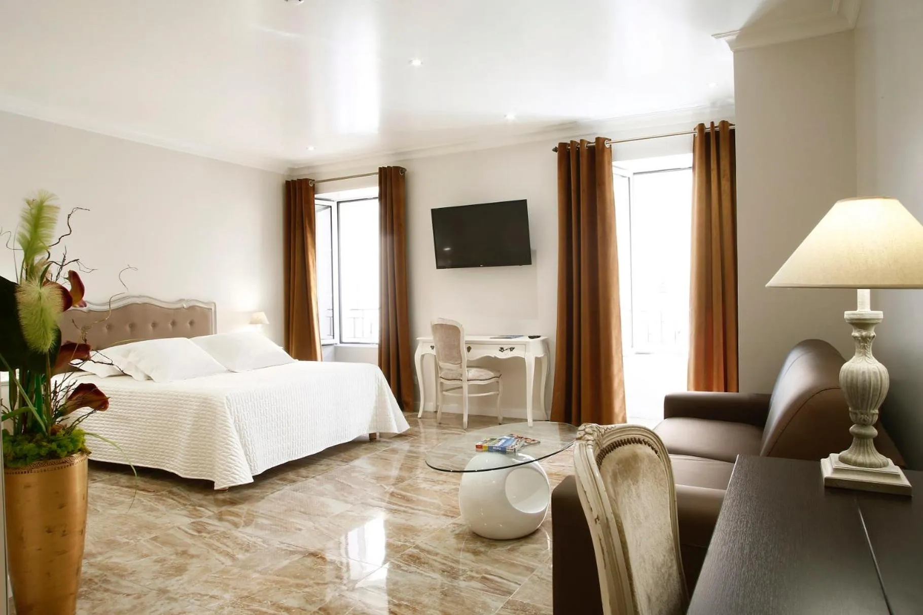 Living room, Bed in Le Magnolia