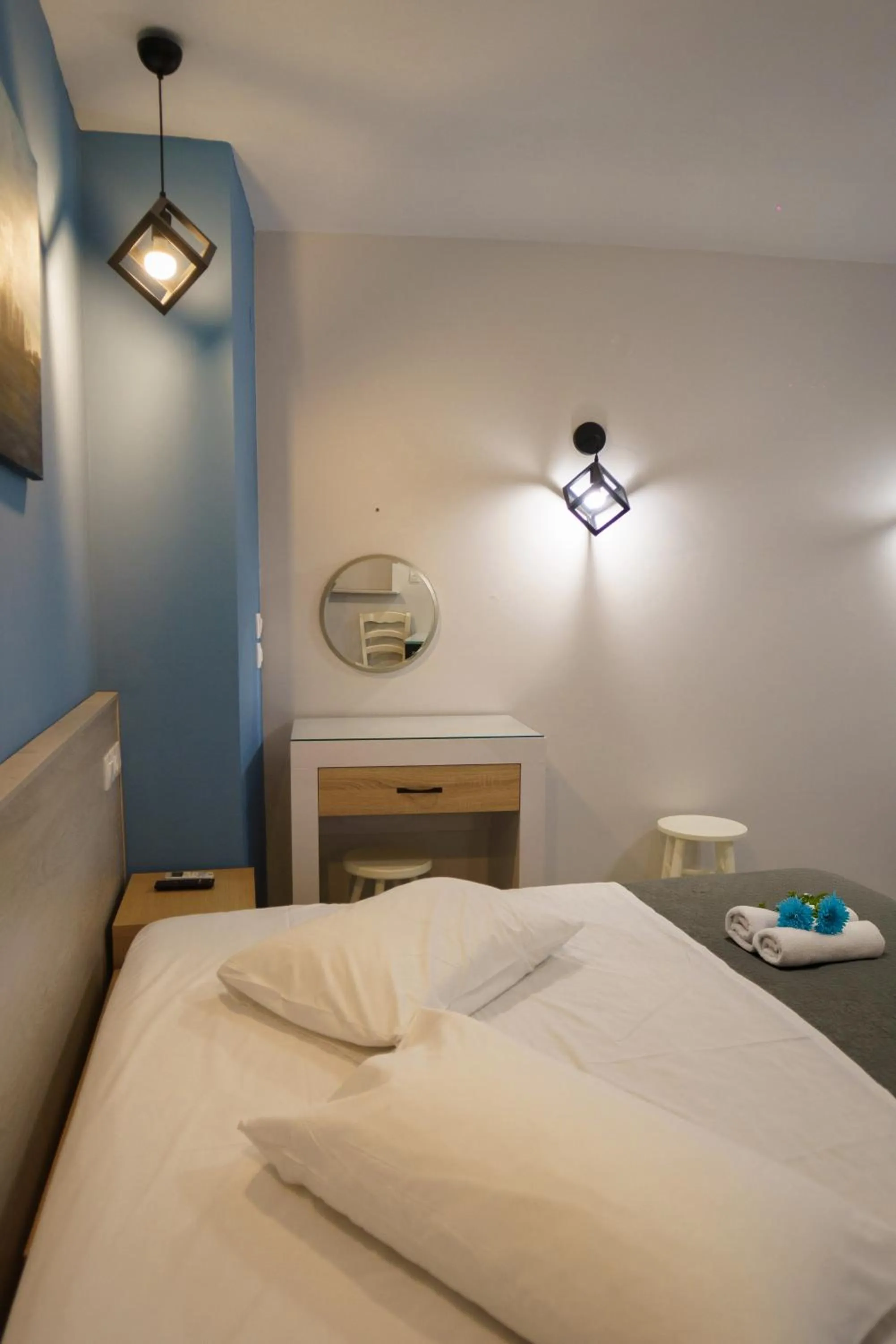 Bed in Rouda Bay Beach Hotel