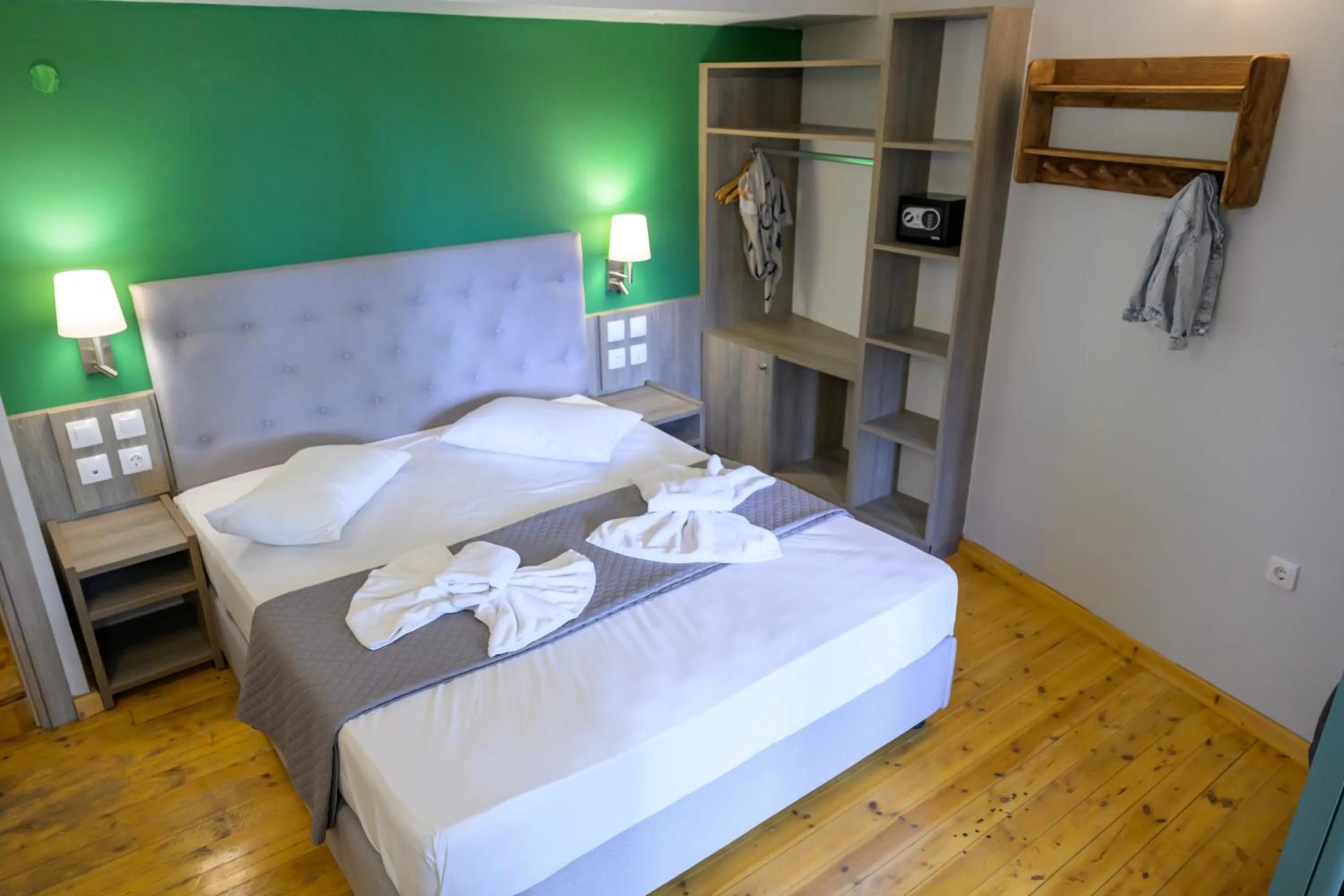 Bed in Rouda Bay Beach Hotel