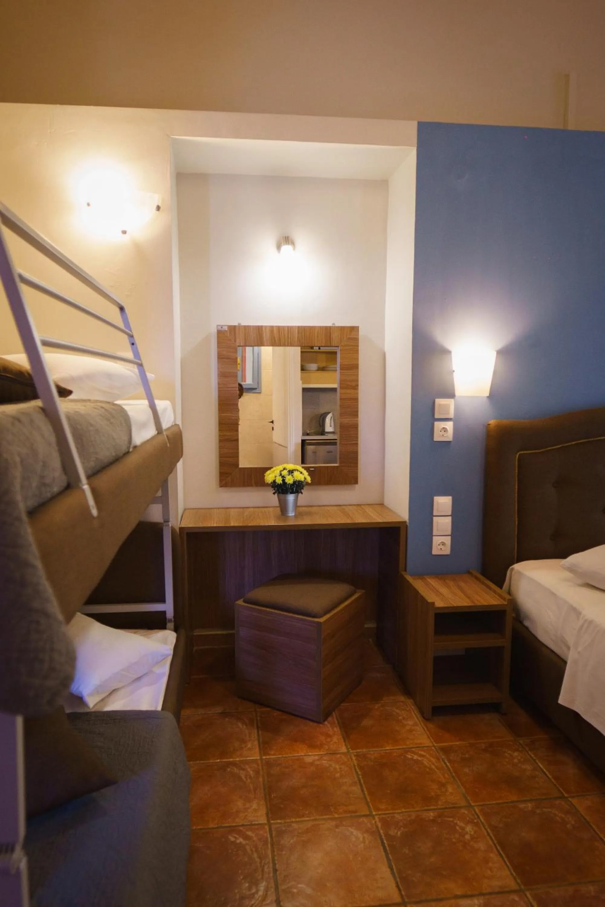 Bed in Rouda Bay Beach Hotel