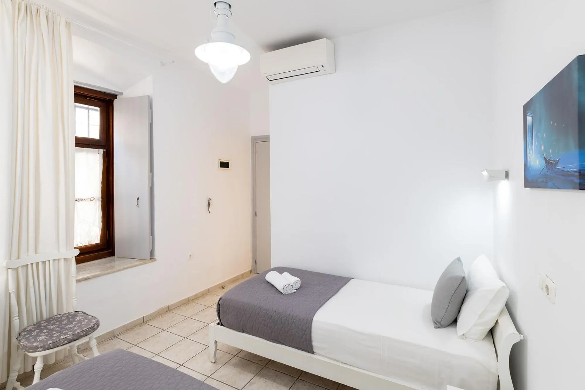 Bed in Achilleas Pension