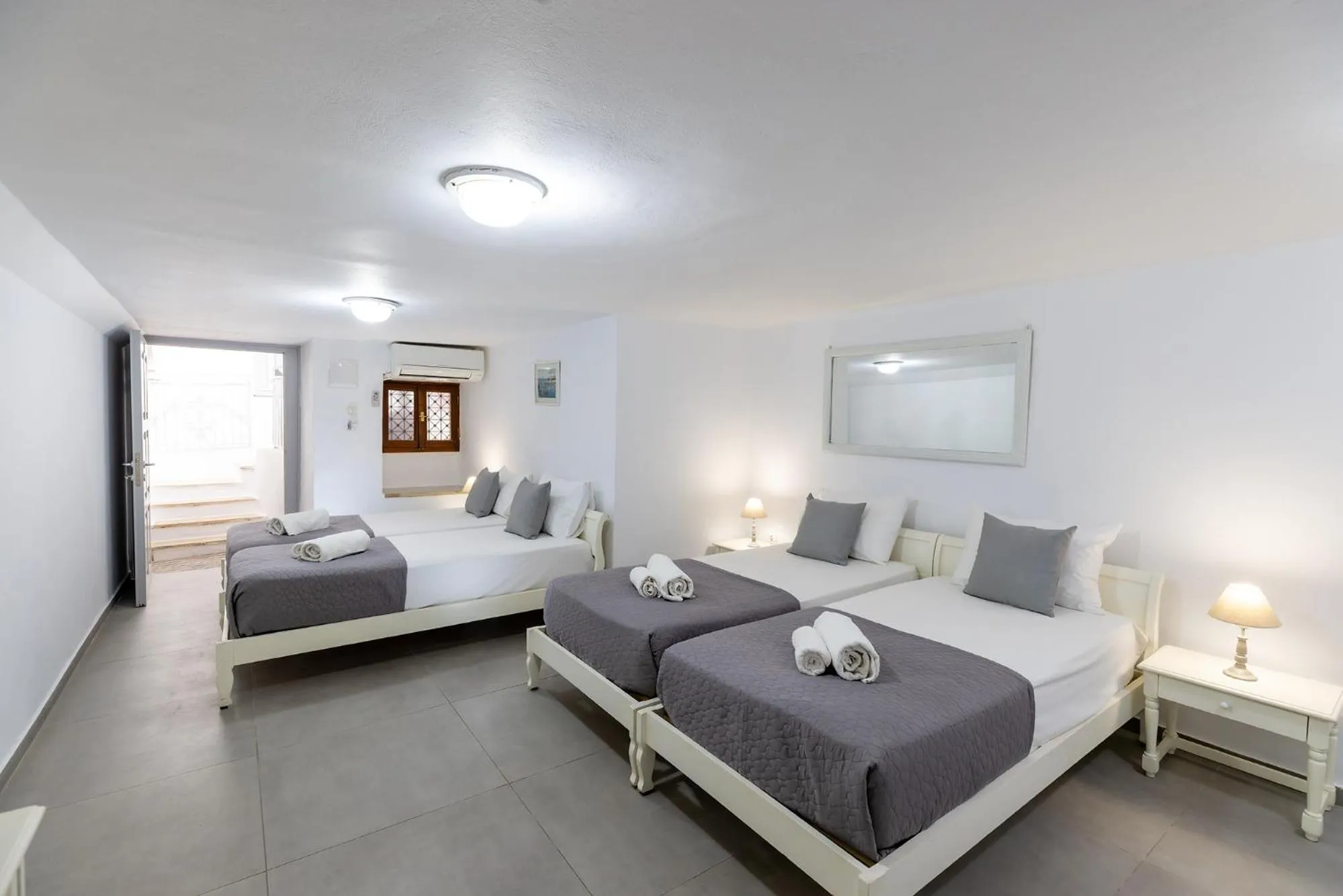 Bedroom, Bed in Achilleas Pension