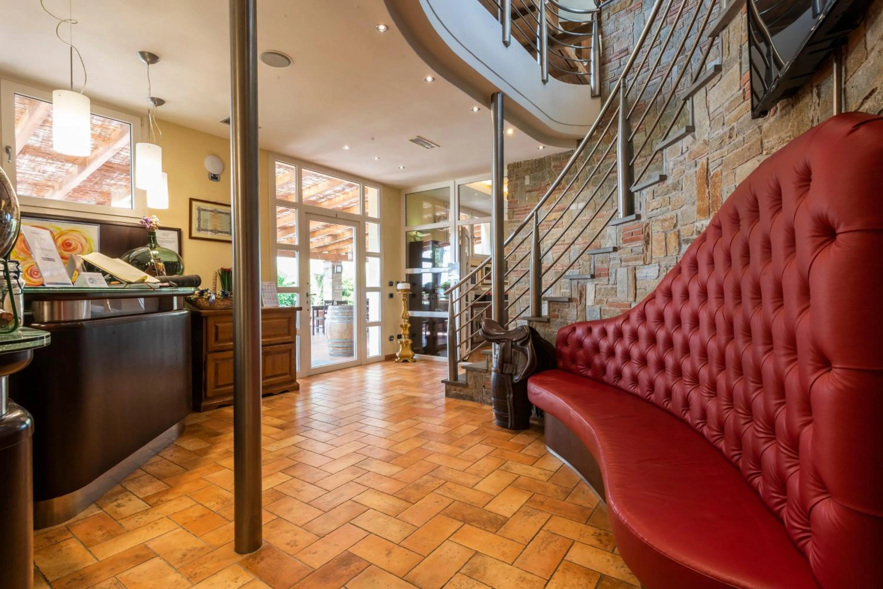 Lobby or reception in Agriturismo Corte Benedetto