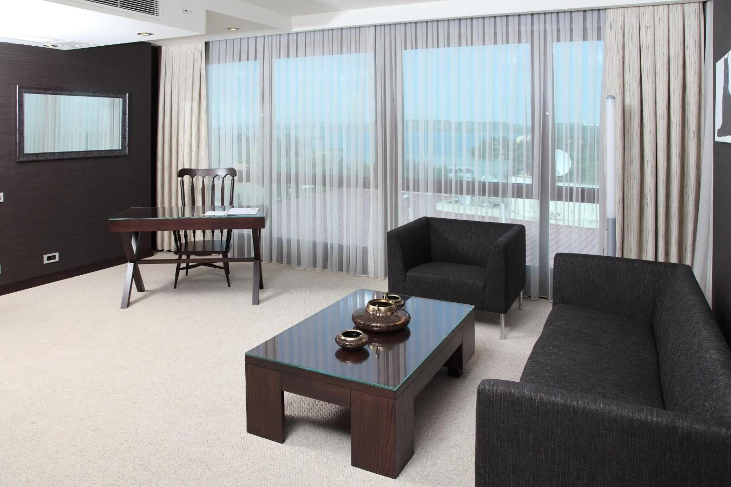 Seating area in Masel Hotel