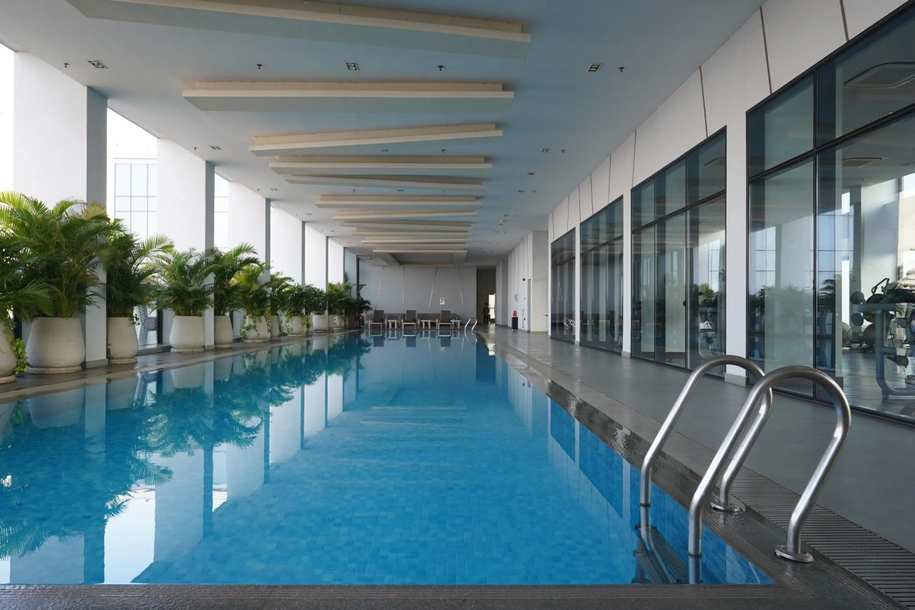 Swimming pool in The Snowbell Hotel & Spa at The Bridge