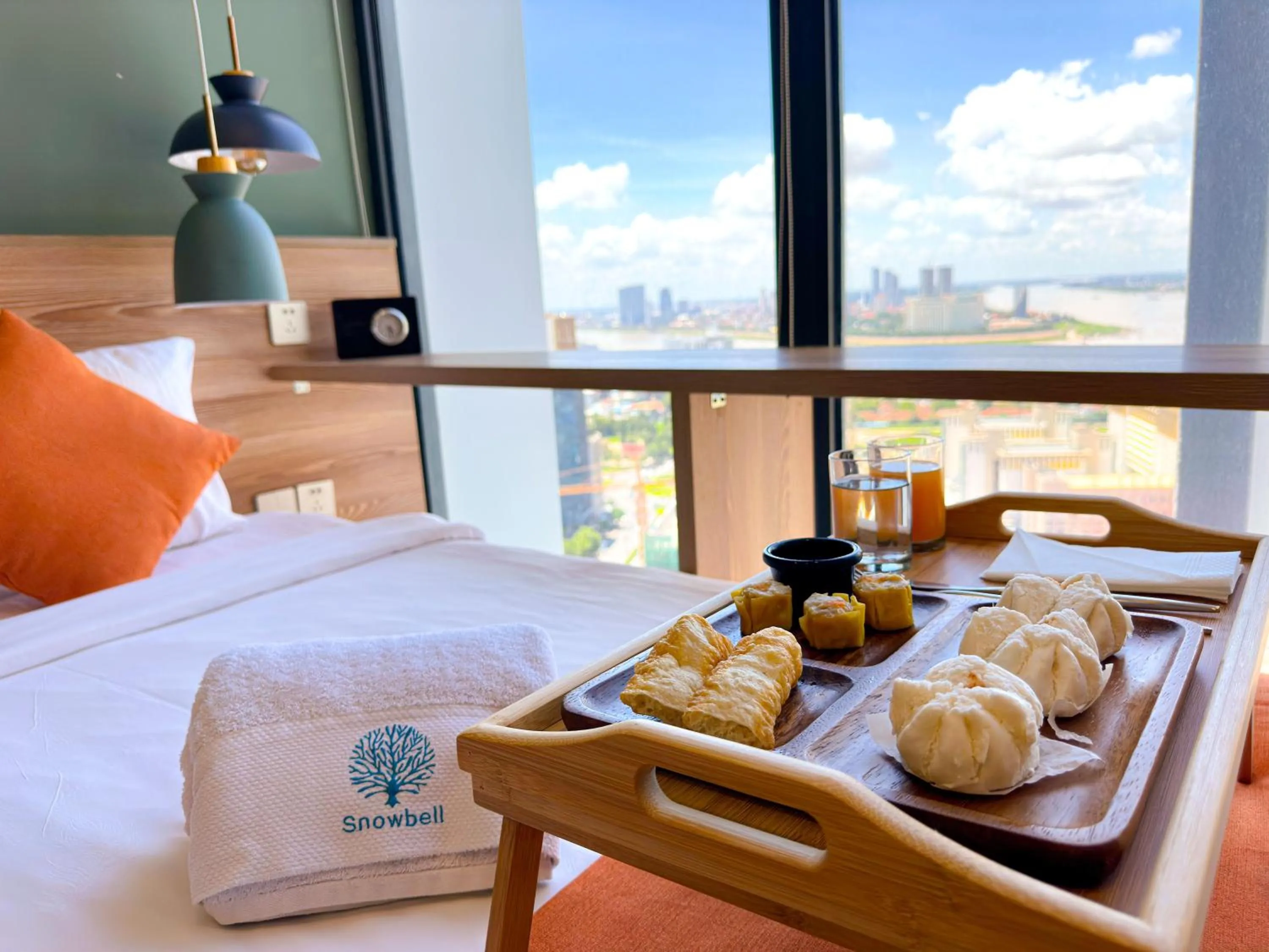 Bed in The Snowbell Hotel & Spa at The Bridge