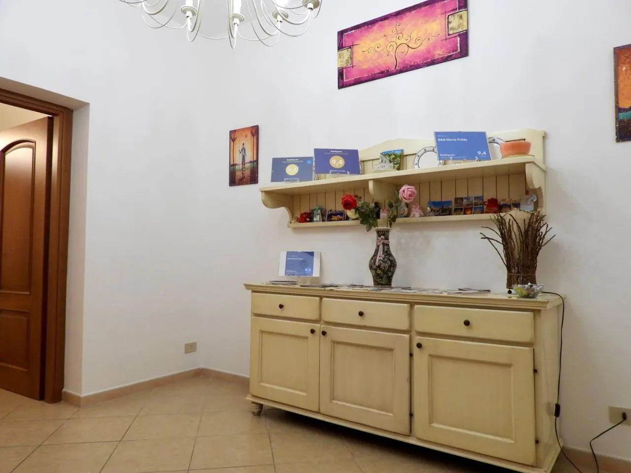 Lobby or reception in B&B Maria Piddu