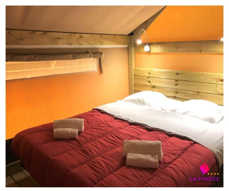 Bed in Camping La Pinède