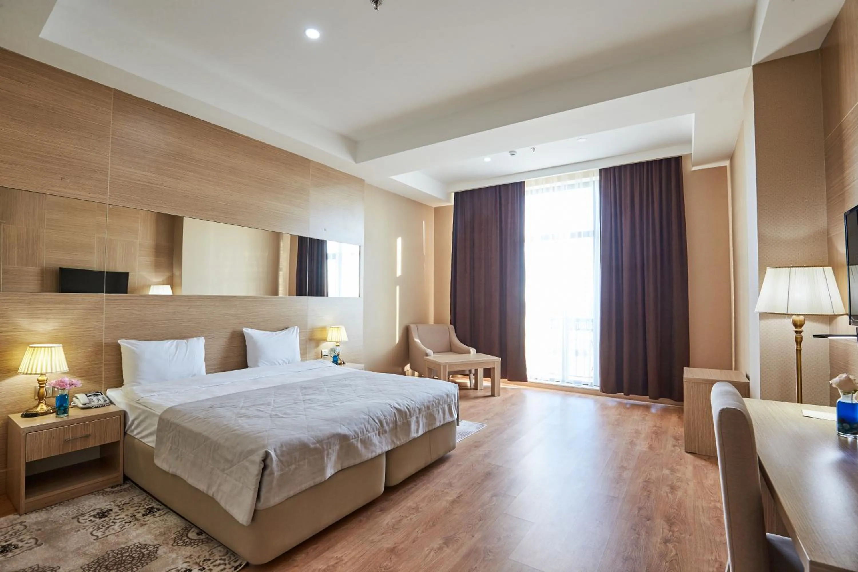 Photo of the whole room, Bed in NOBEL Hotel