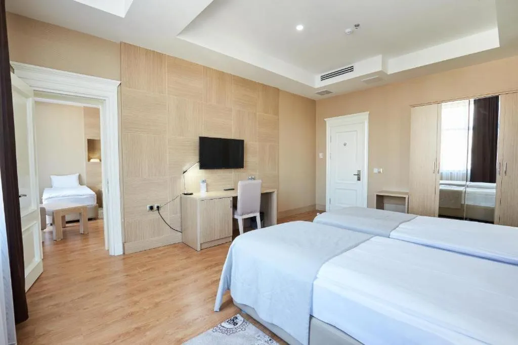 Photo of the whole room, Bed in NOBEL Hotel