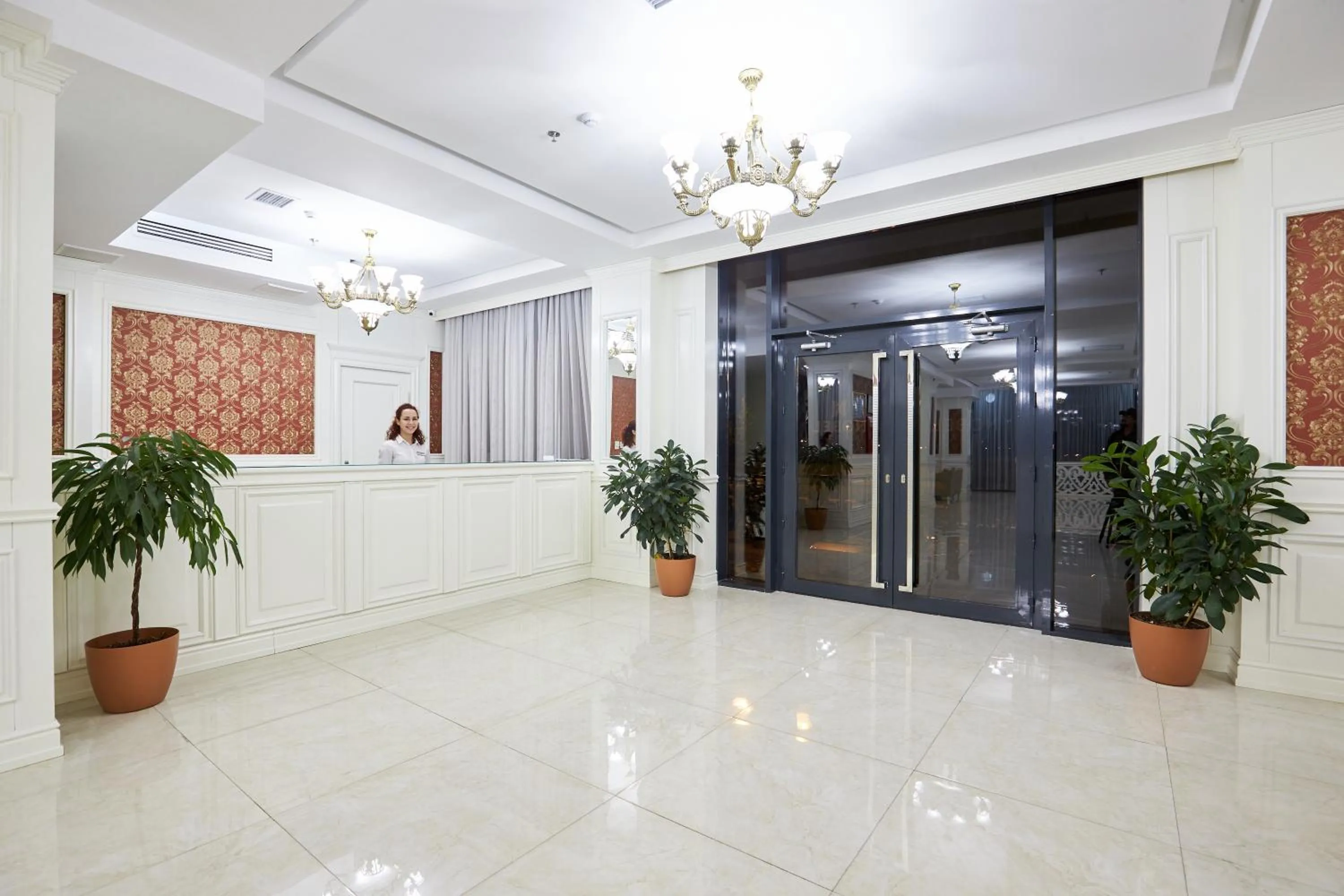 Lobby or reception in NOBEL Hotel