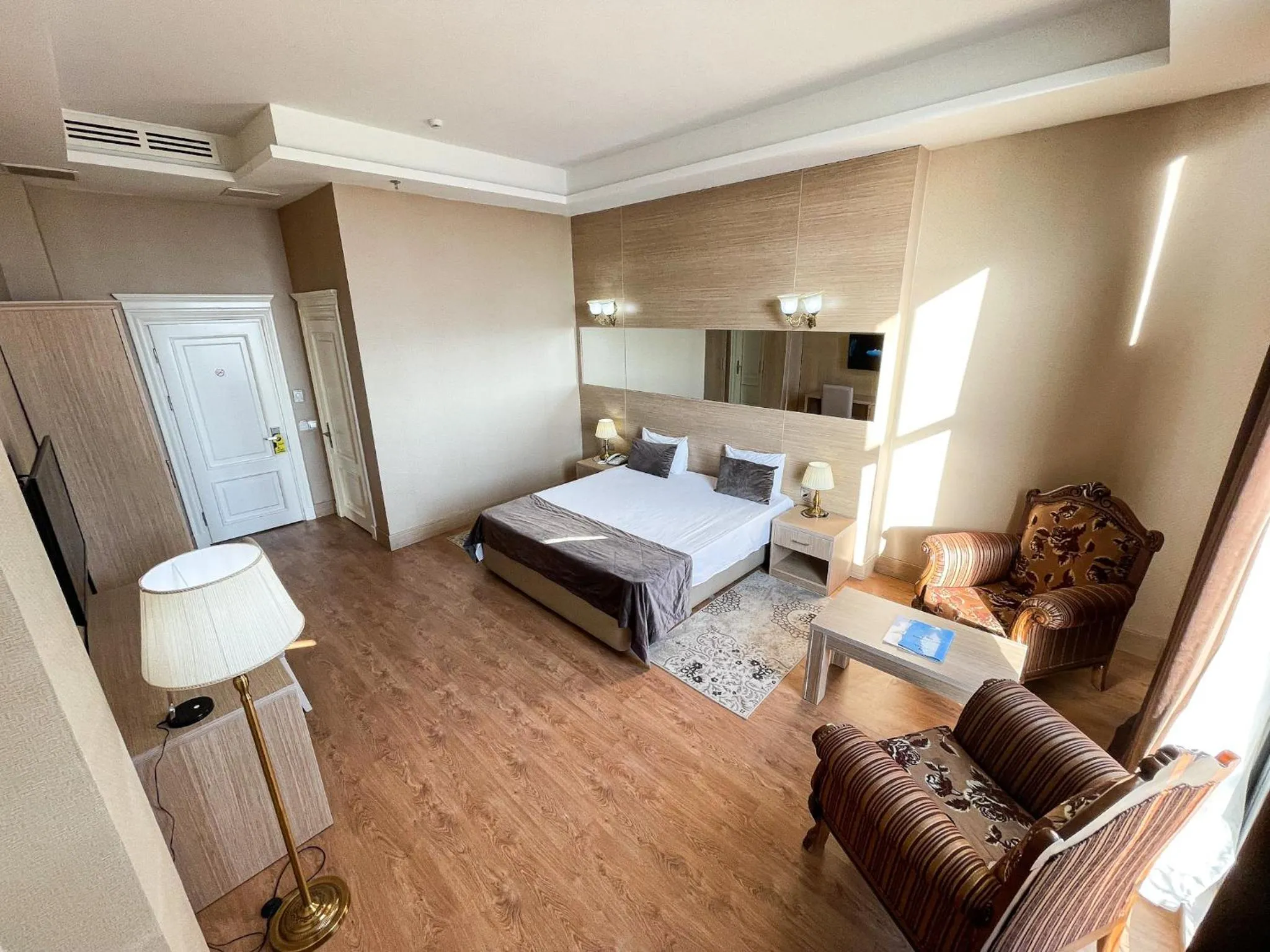 Photo of the whole room, Bed in NOBEL Hotel