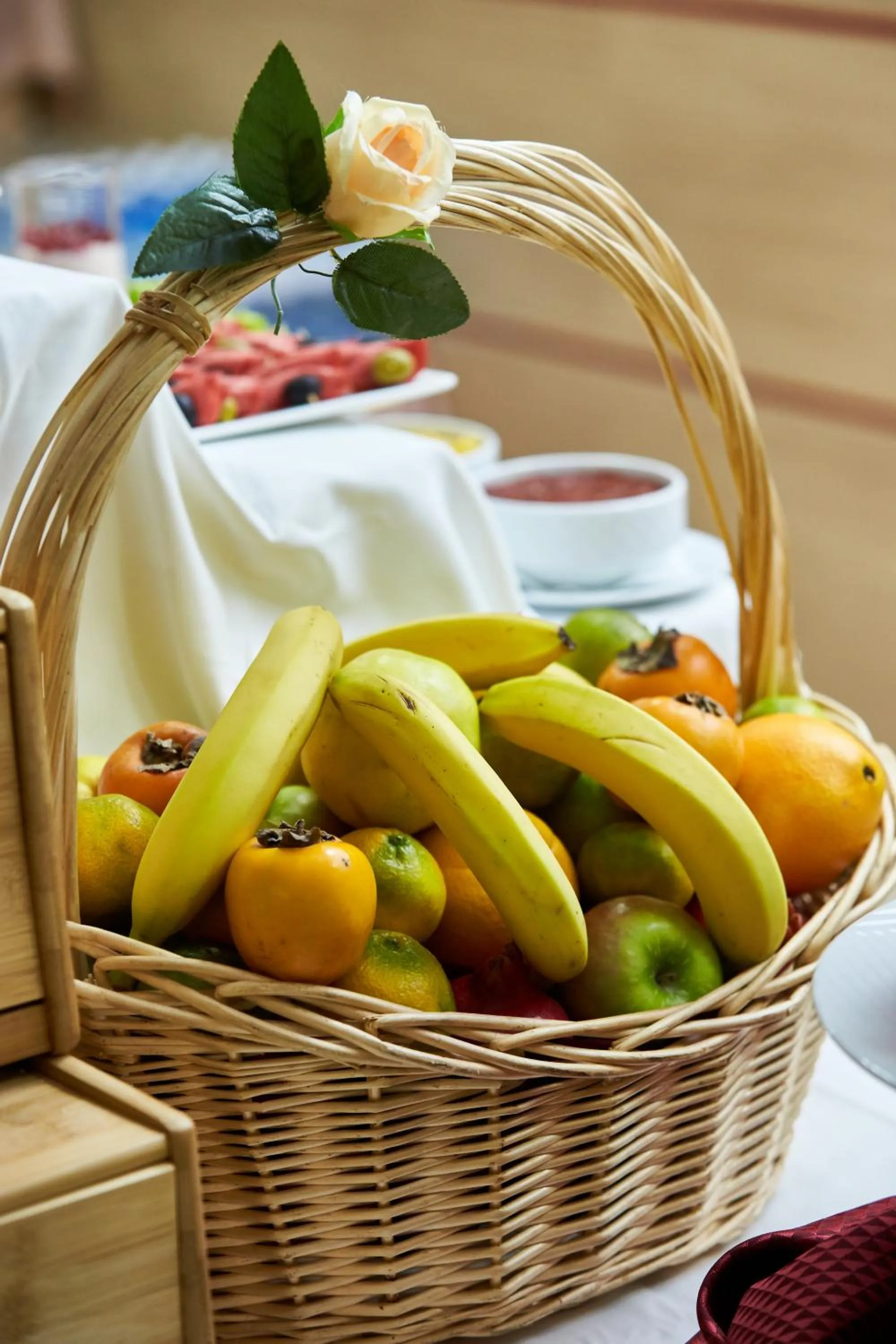 American breakfast in NOBEL Hotel