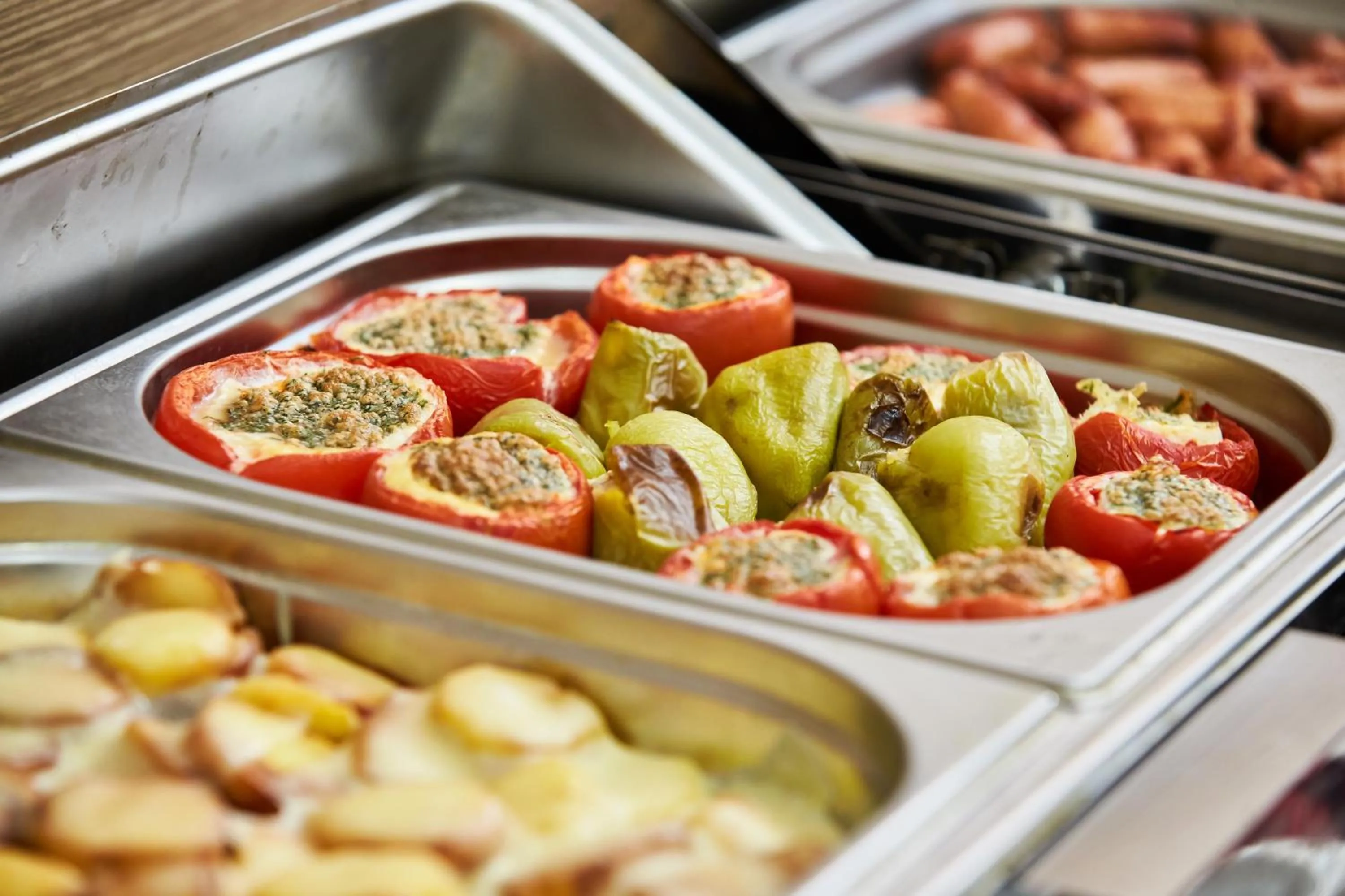 American breakfast in NOBEL Hotel