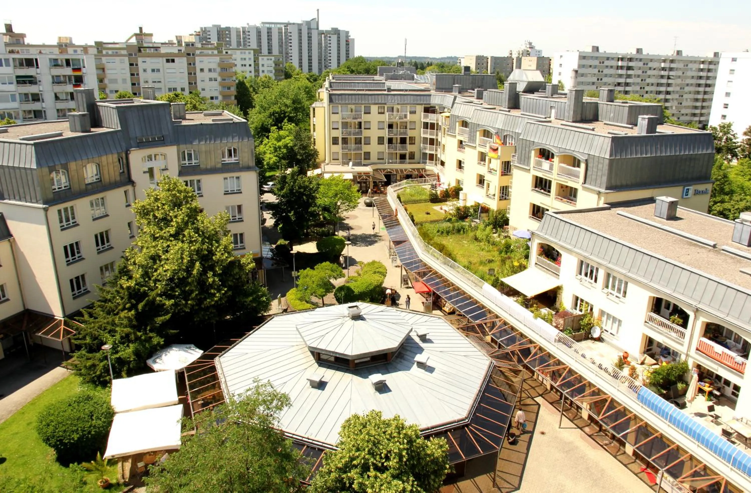 Bird's eye view in Hotel Gästehaus Forum am Westkreuz