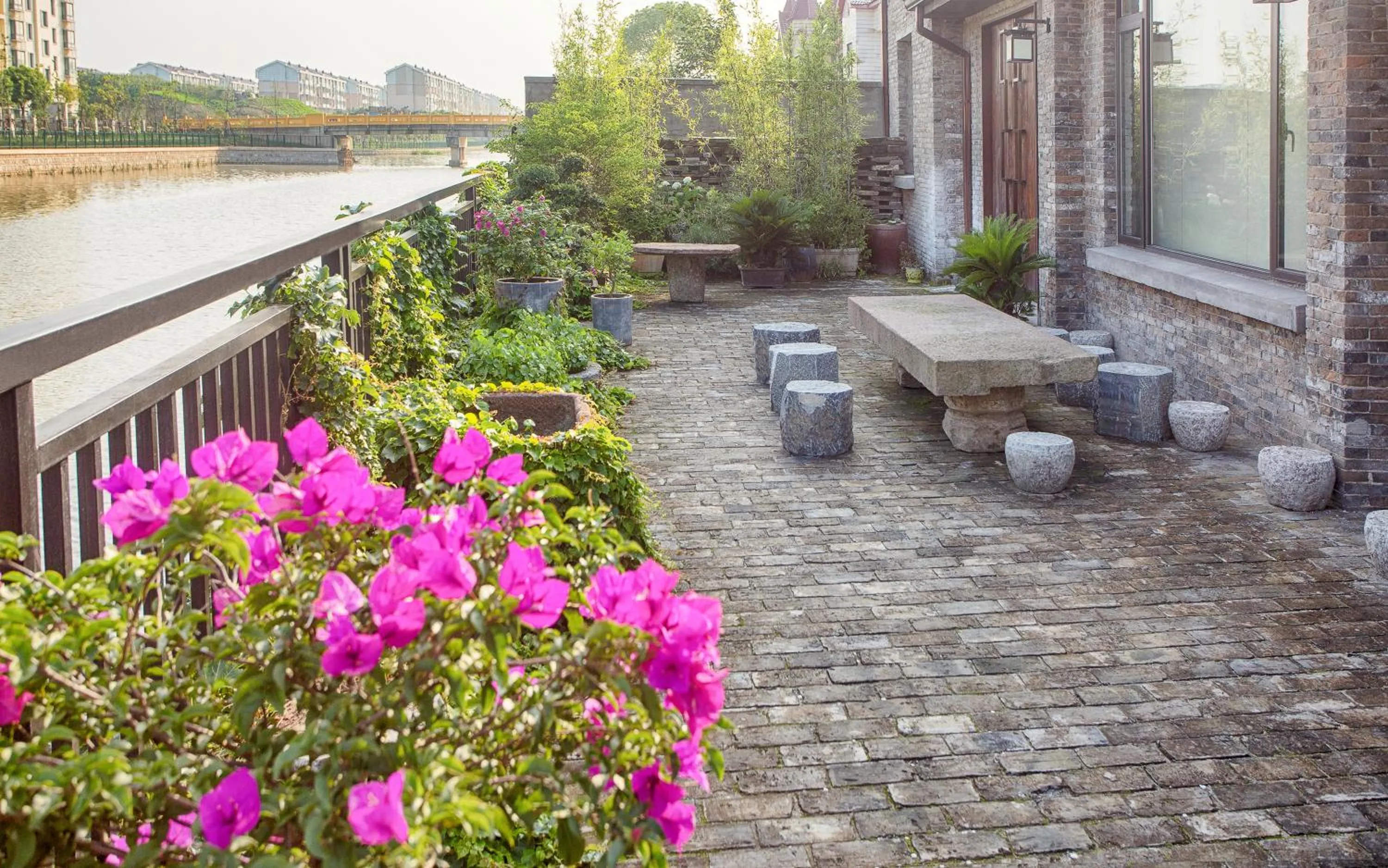 Garden in Lin Yin Art Hotel Shanghai（Pudong airport）