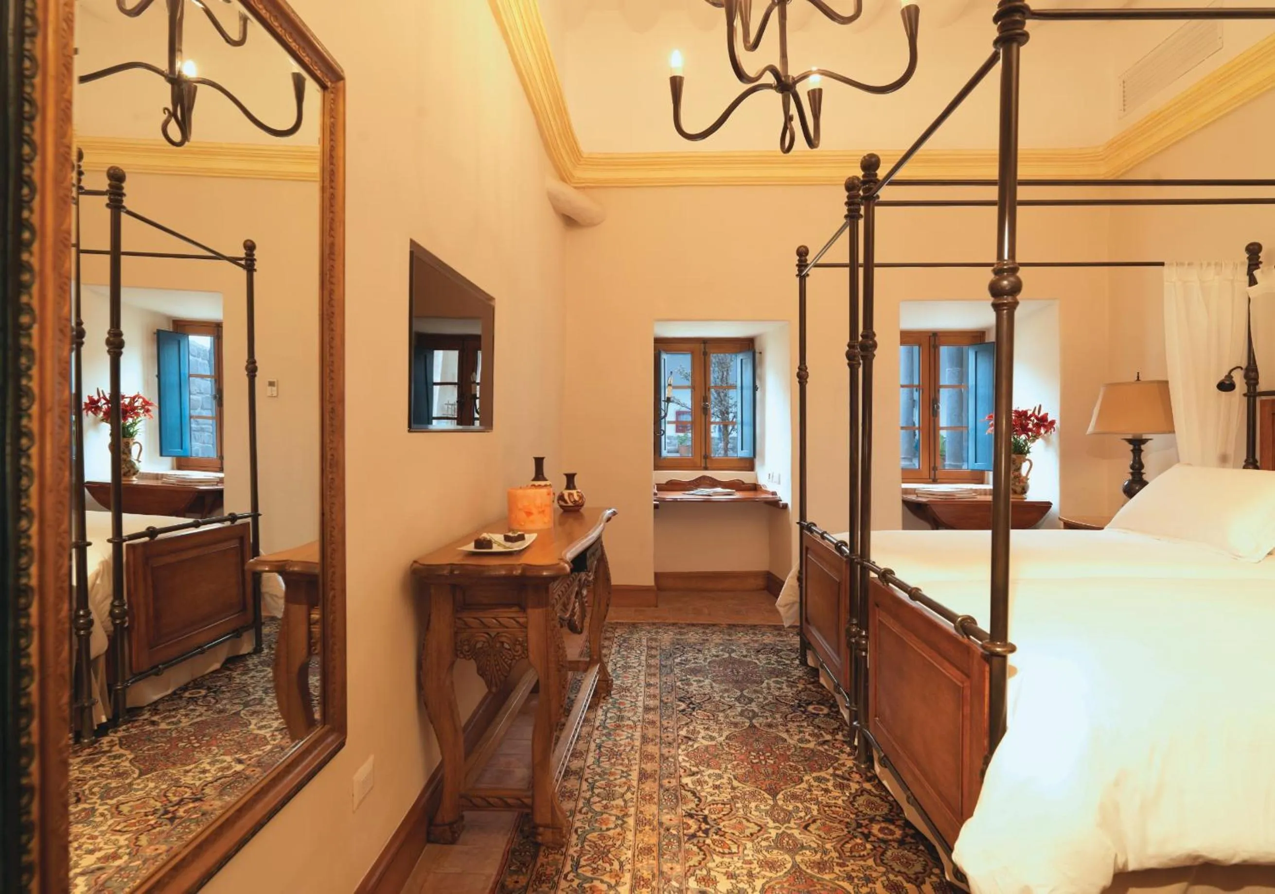 Photo of the whole room, Bed in Palacio Nazarenas, A Belmond Hotel, Cusco