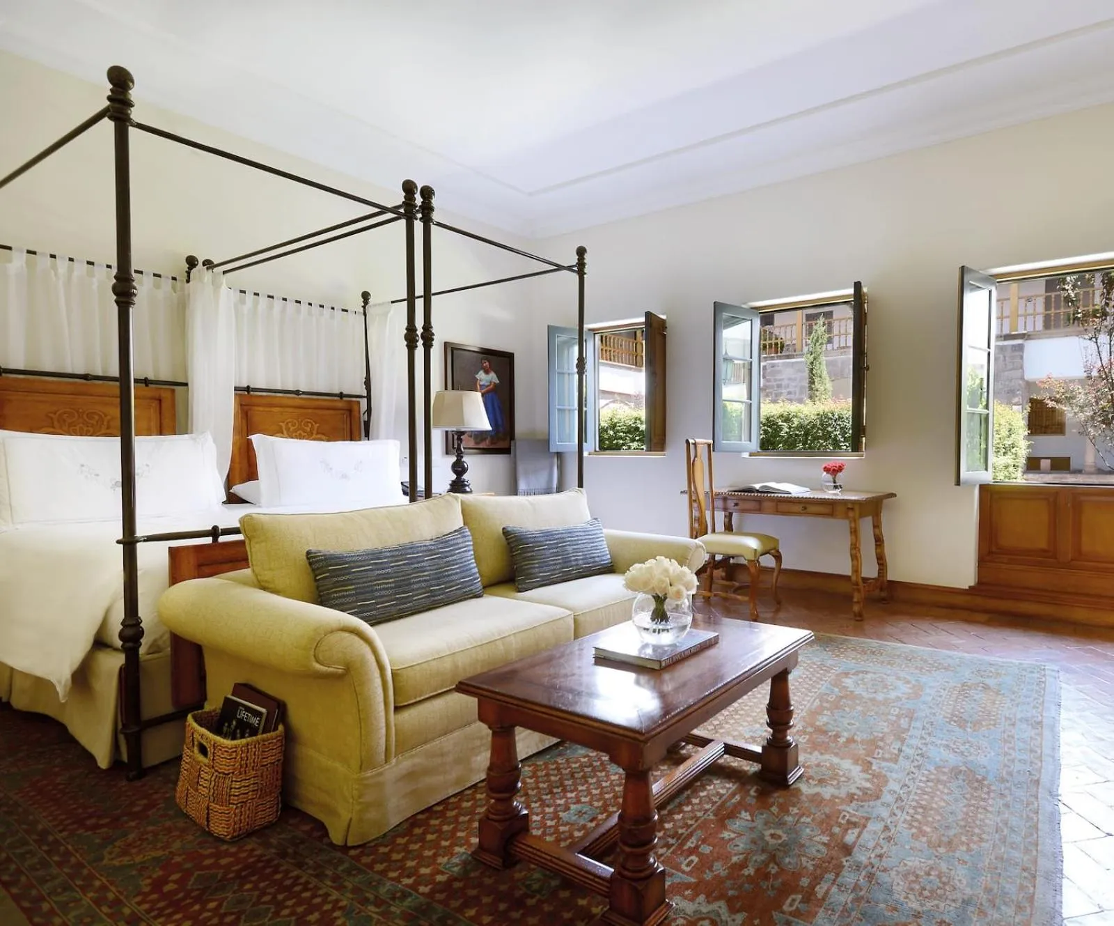 Bedroom in Palacio Nazarenas, A Belmond Hotel, Cusco