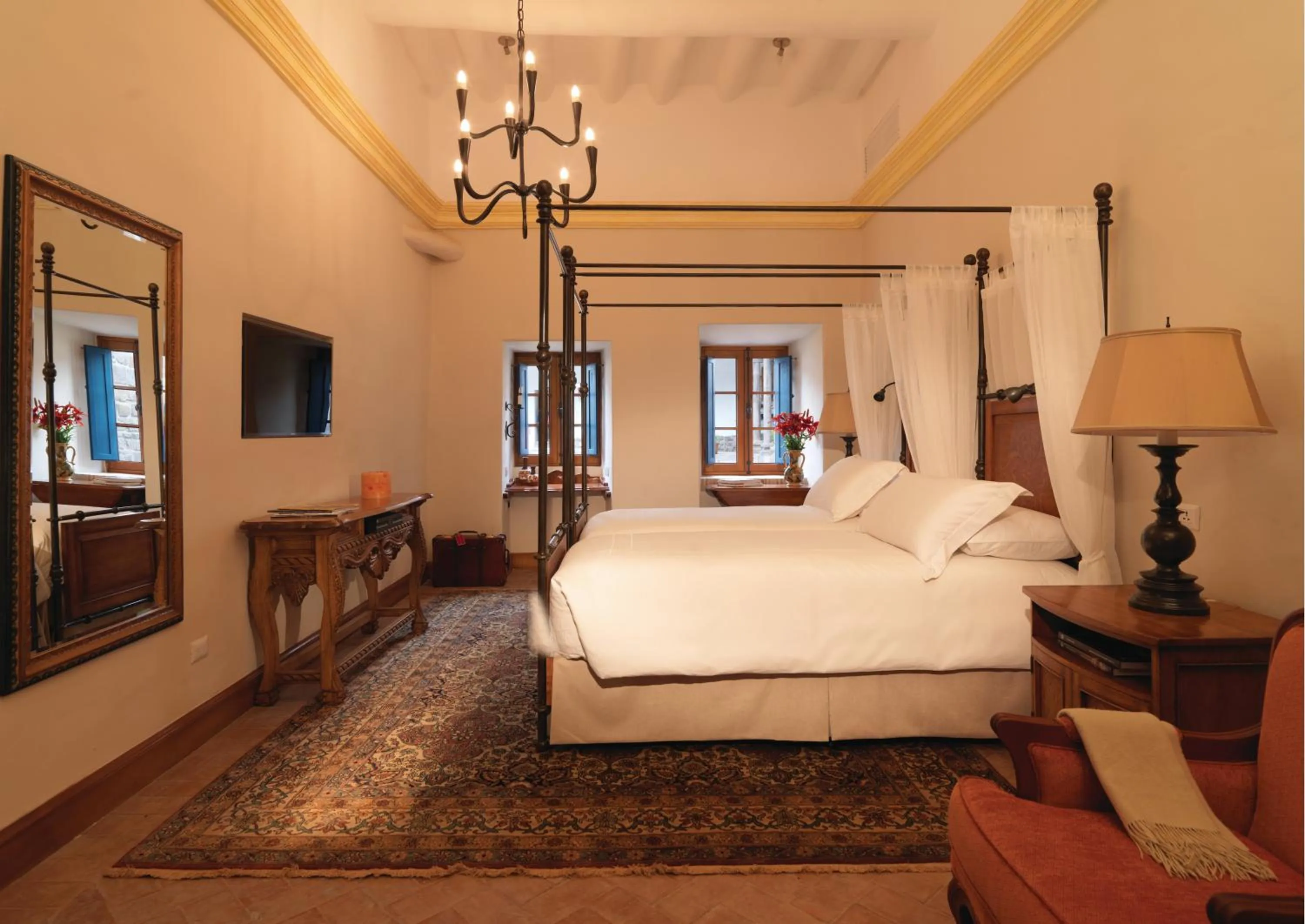 Photo of the whole room, Bed in Palacio Nazarenas, A Belmond Hotel, Cusco