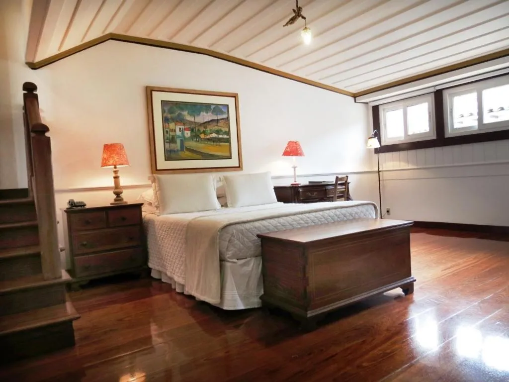 Bed in Pousada do Mondego