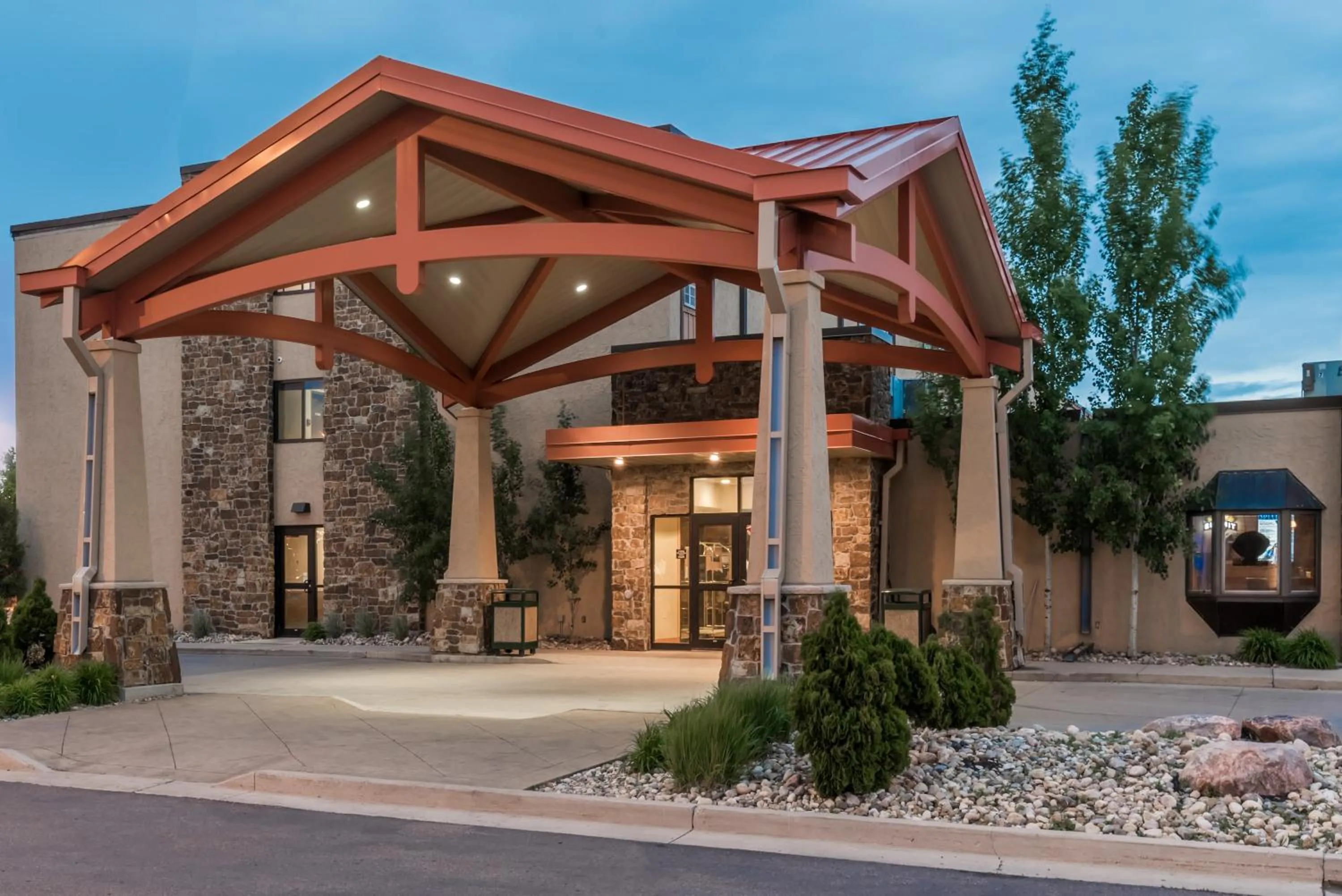 Facade/entrance in Ramada by Wyndham Fargo